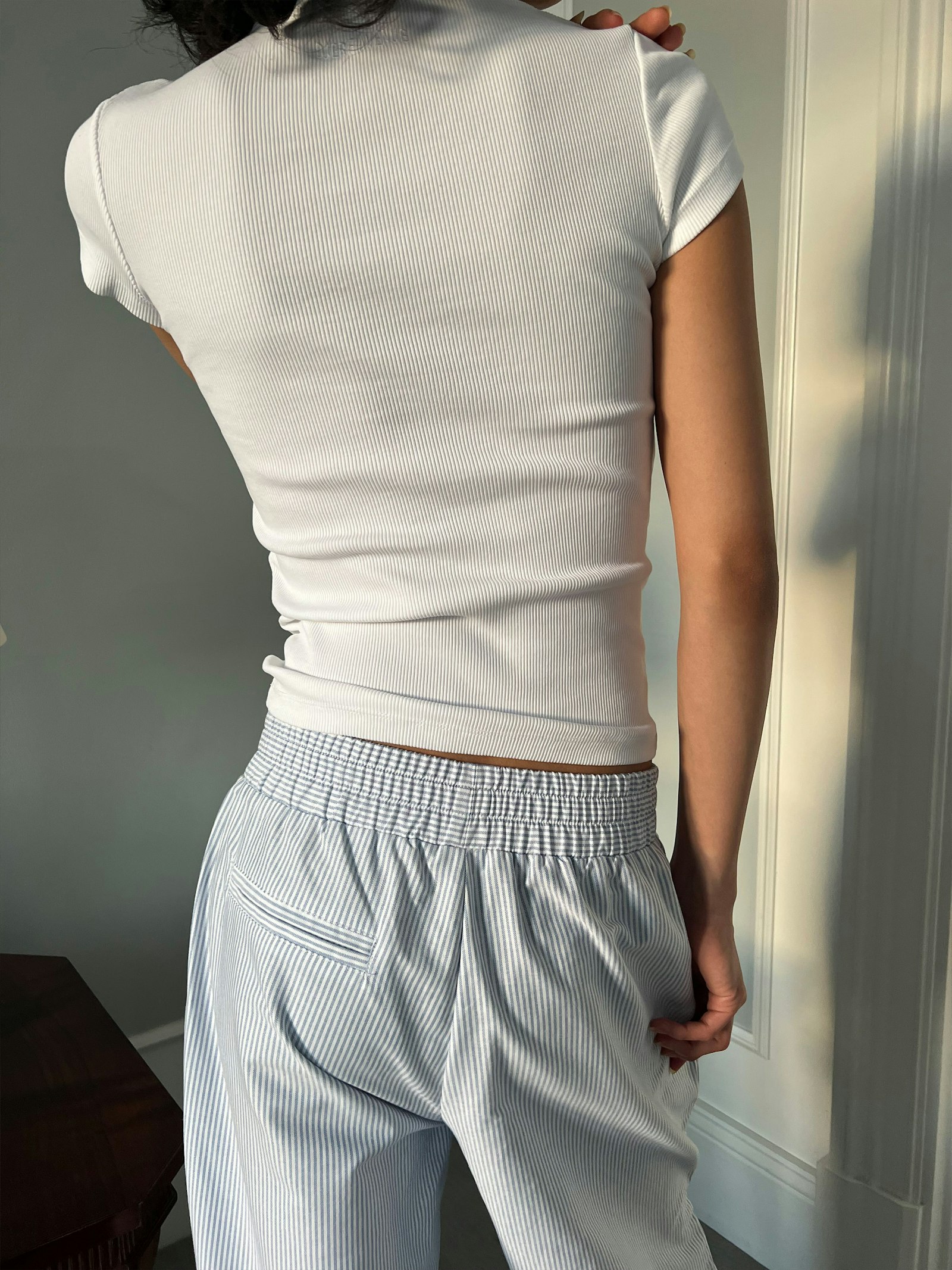 Daily T-Shirt Ribbed White