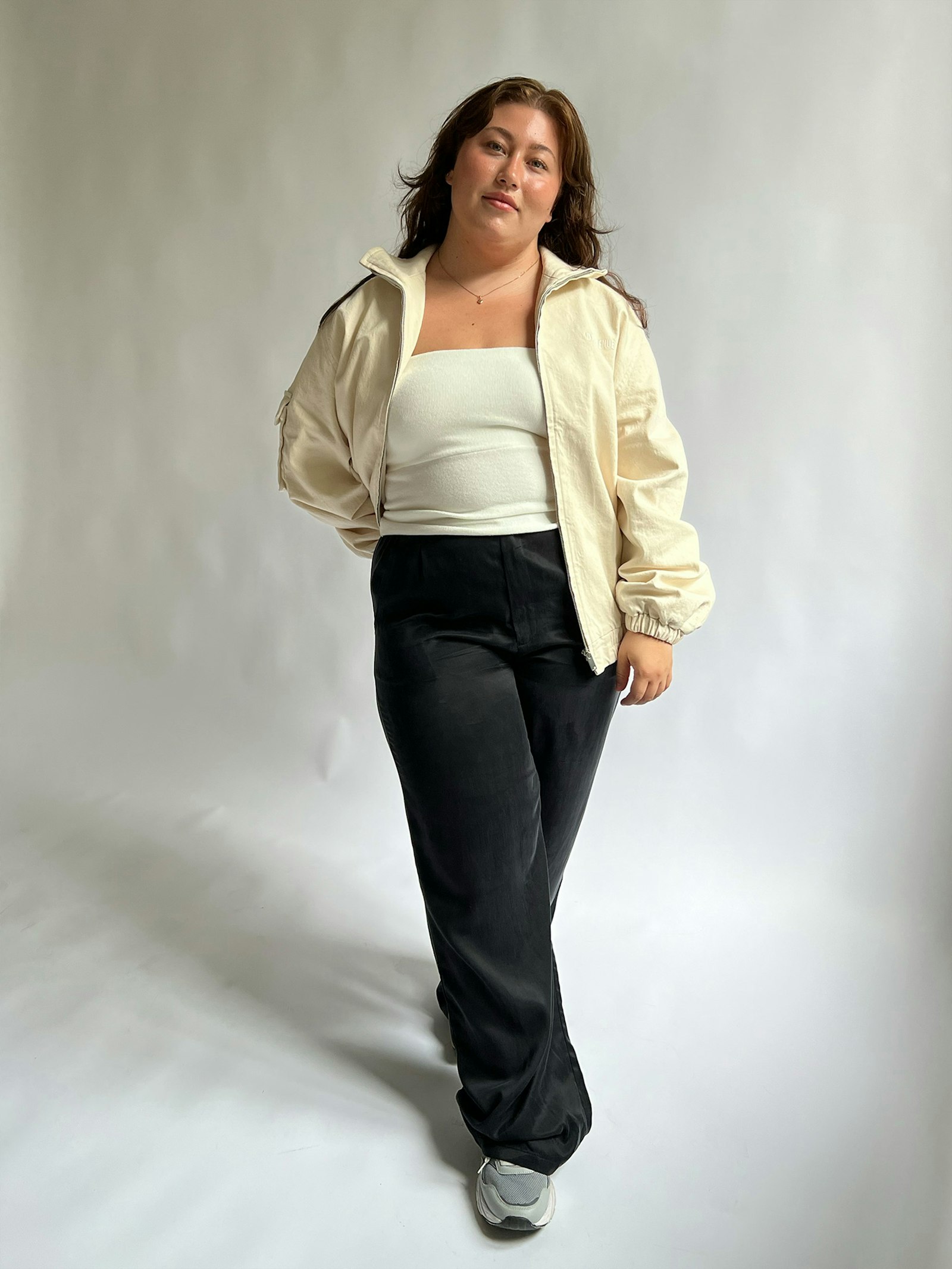 Denim On The Go Jacket Cream