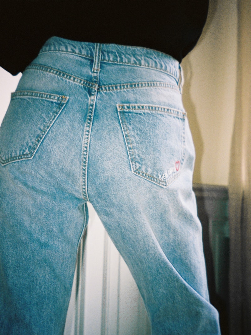 Relaxed Jeans Washed Blue