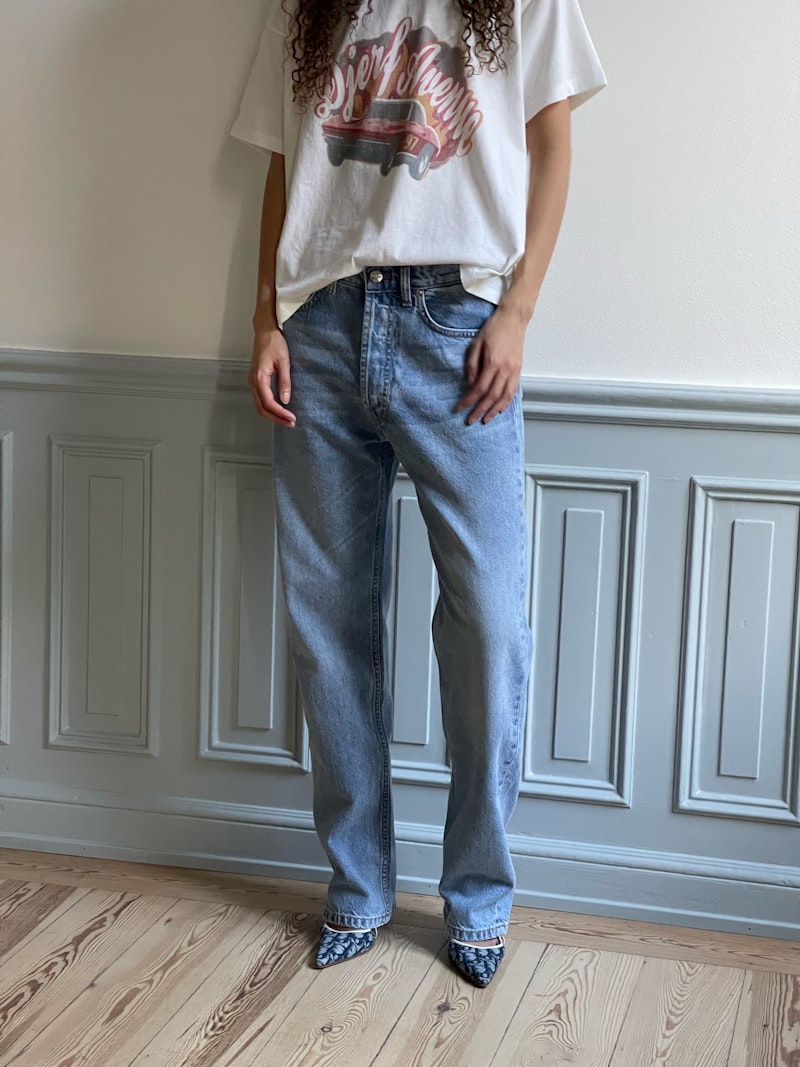 Relaxed Jeans Washed Blue