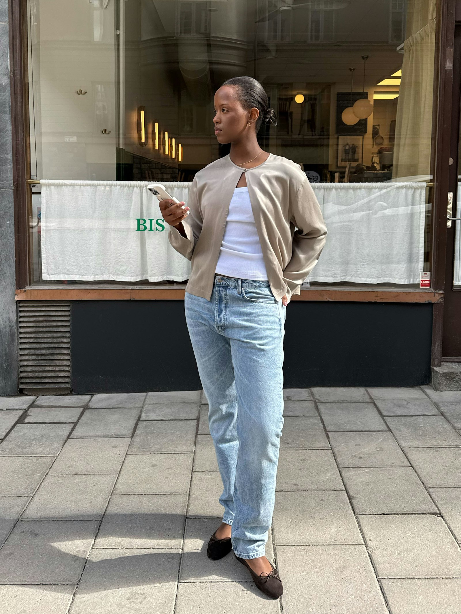 Relaxed Jeans Washed Blue - Tall