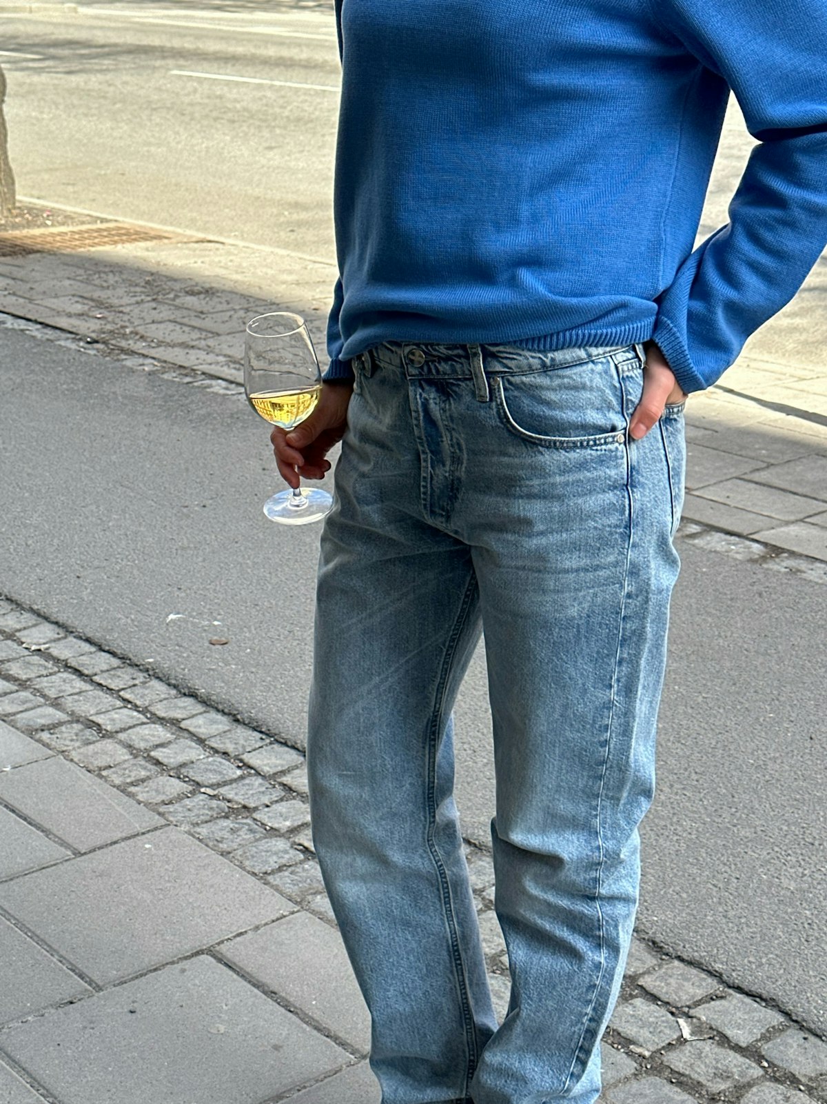 Relaxed Jeans Washed Blue - Tall