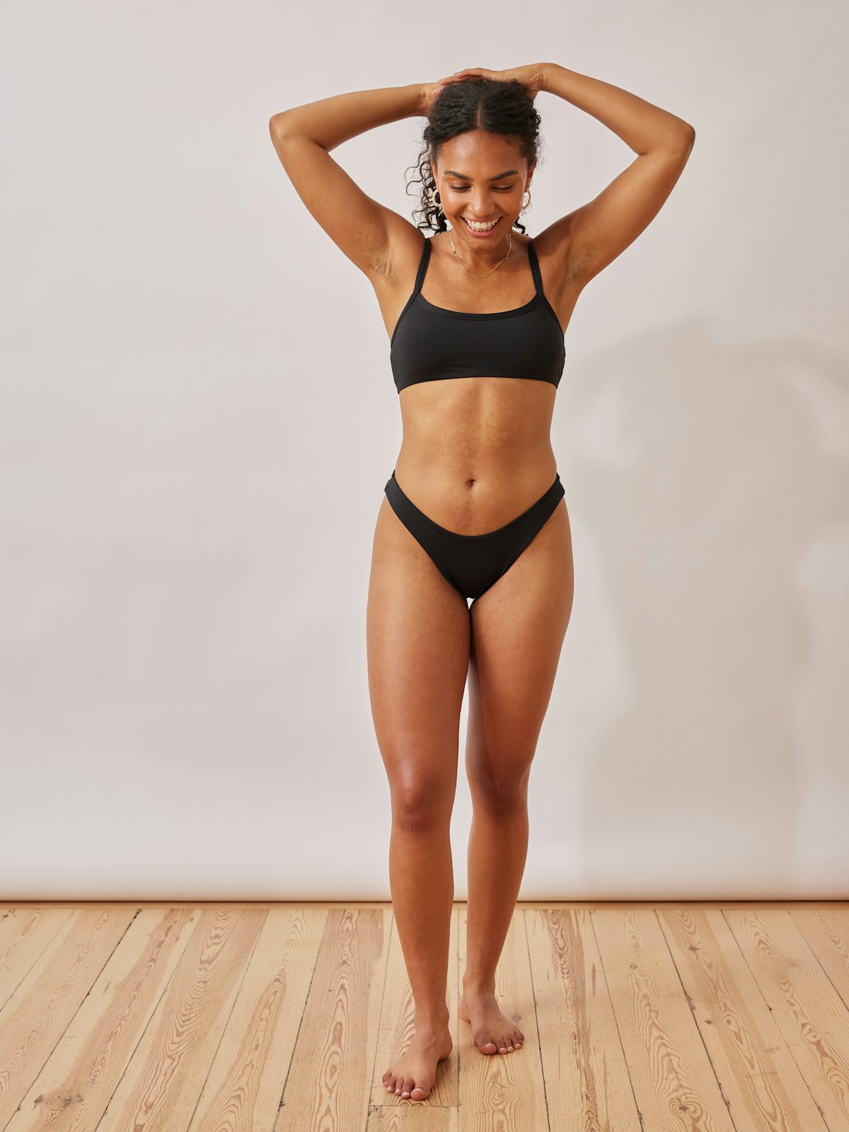 Sporty Bikini Top Black