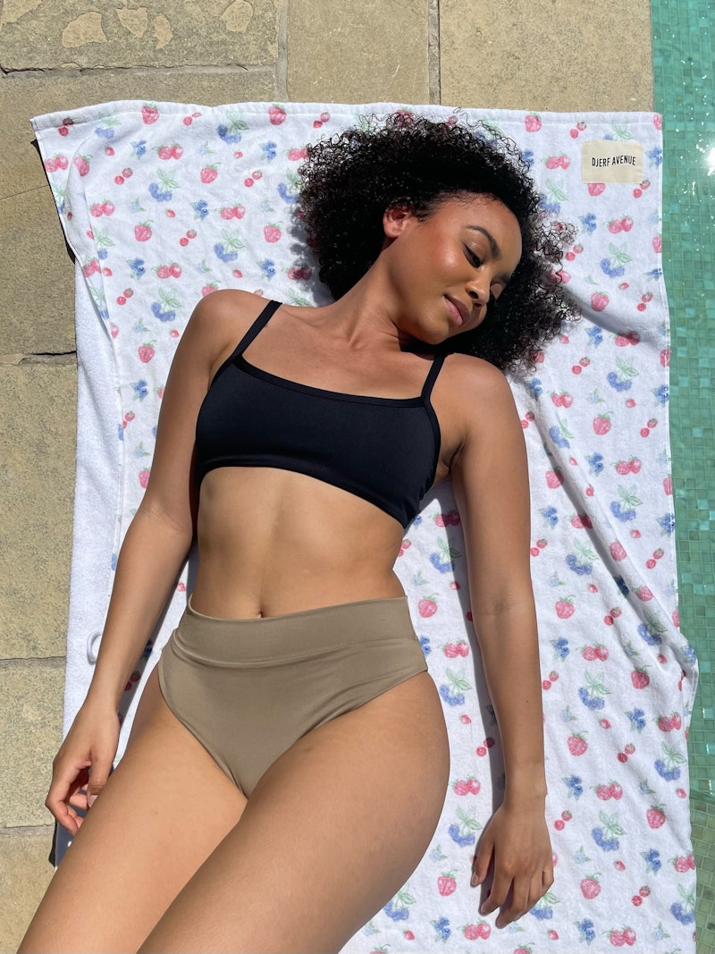 Sporty Bikini Top Black