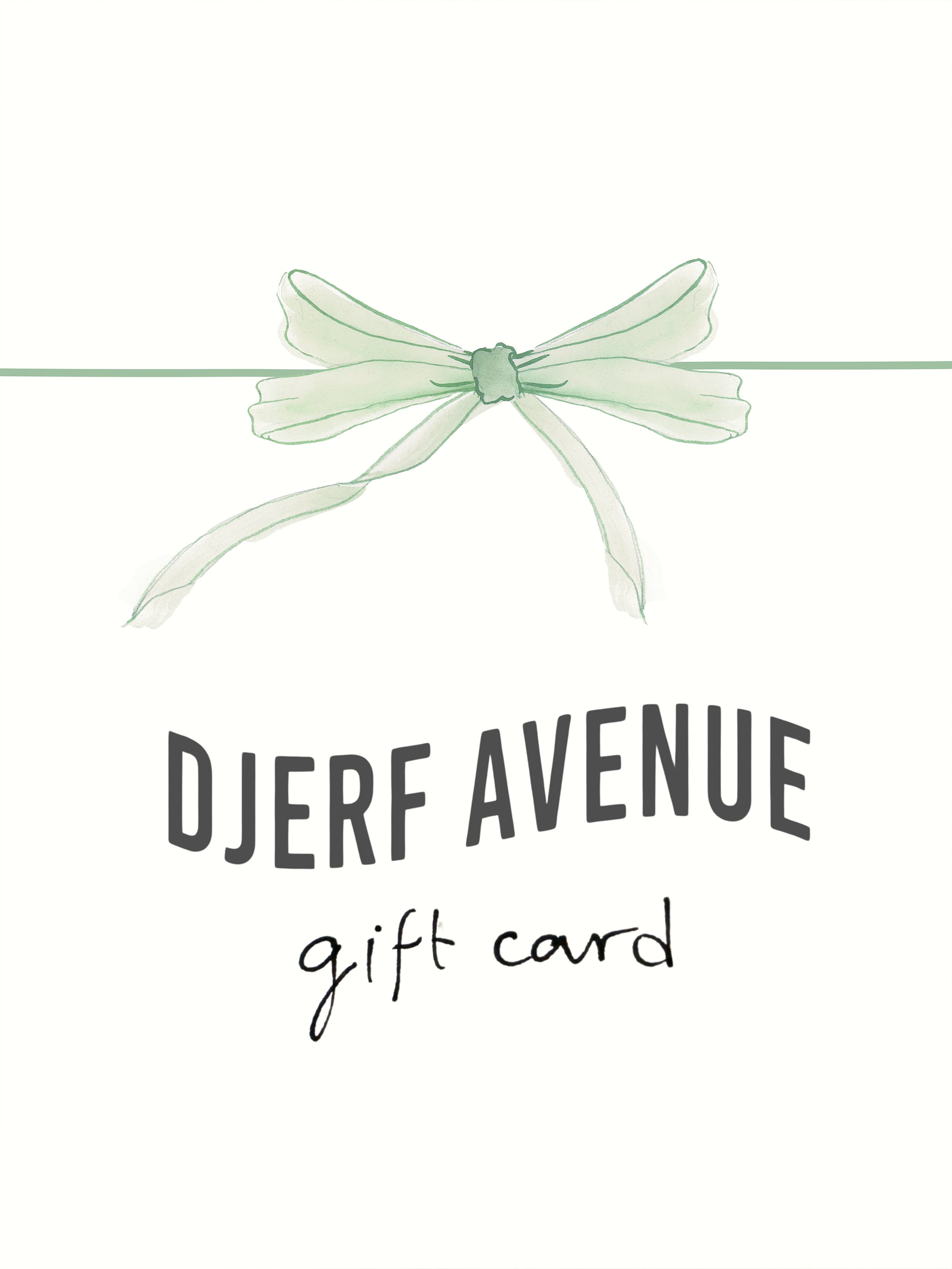 E-GIFT CARD | Djerf Avenue