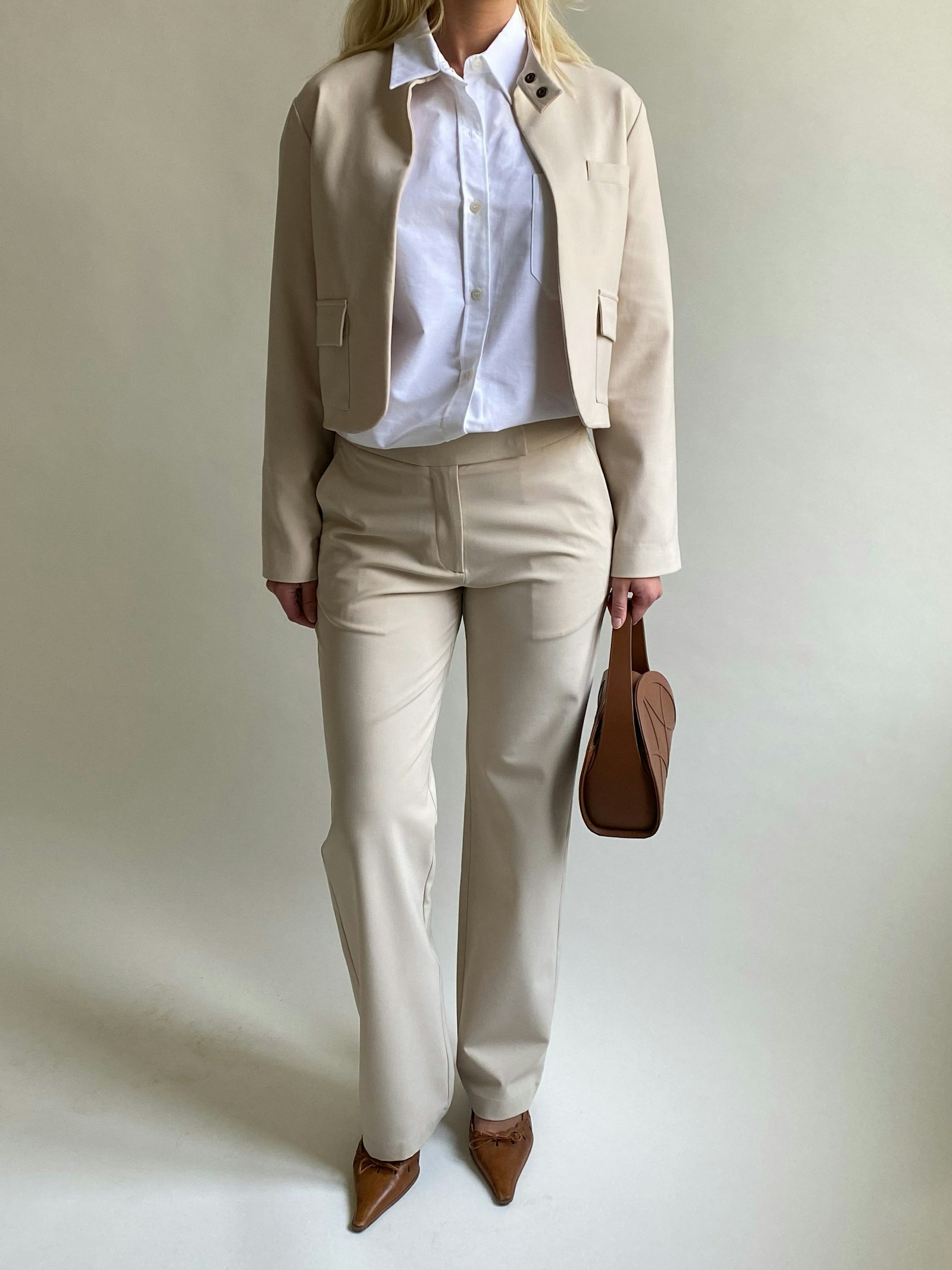 Day-to-day Pants Cream Tall