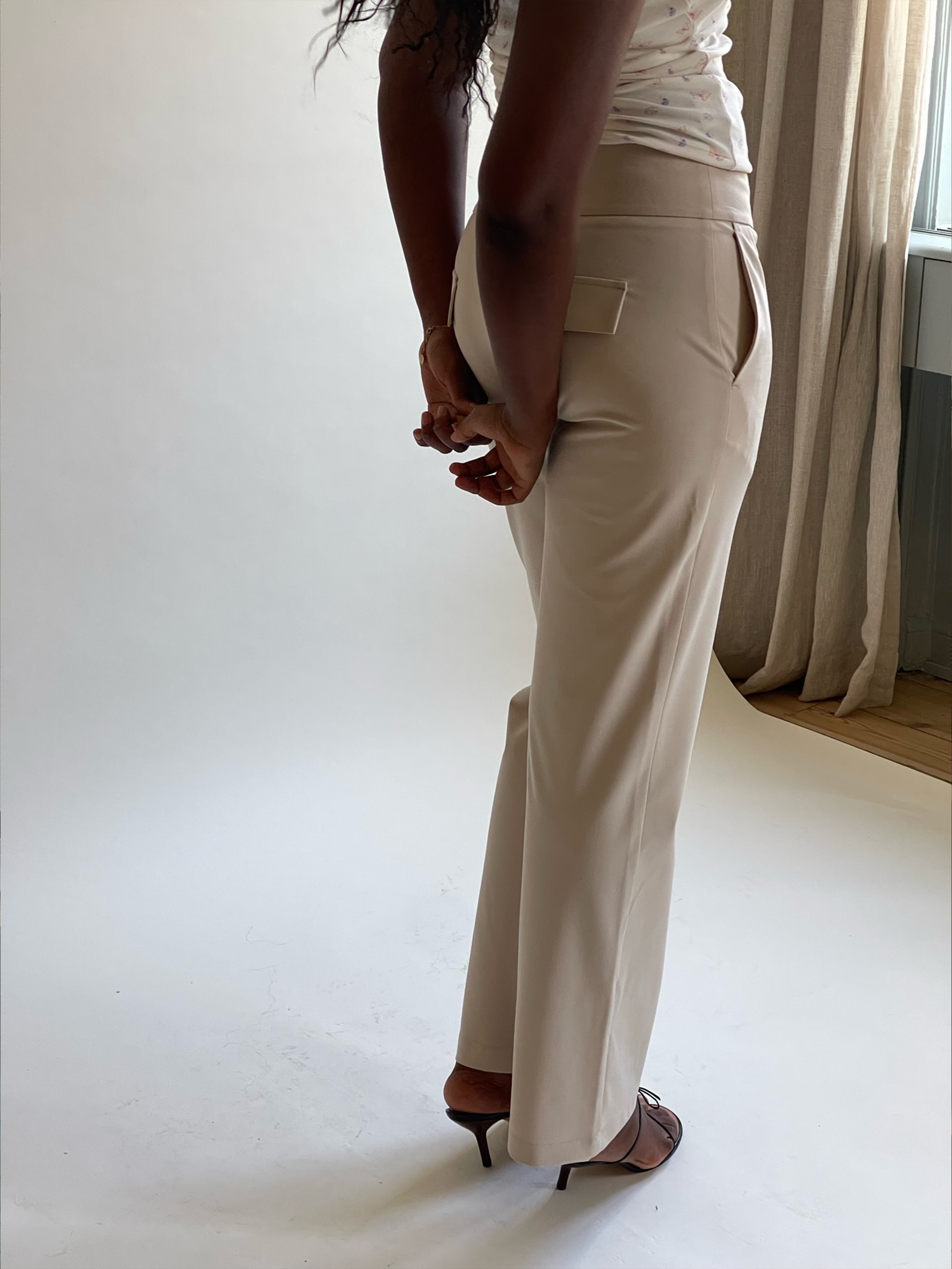 Day-to-day Pants Tall Cream