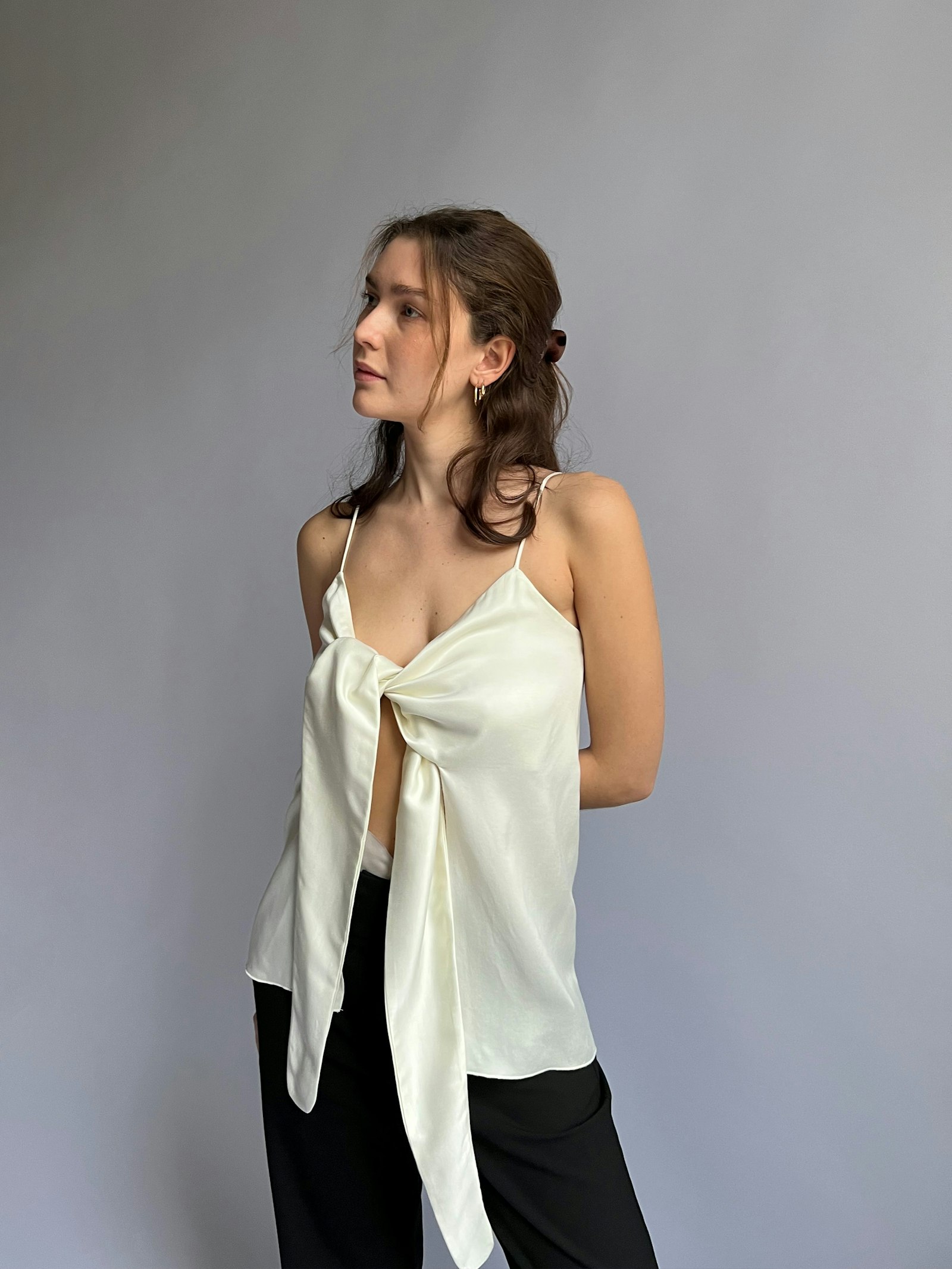Tie Tank Top Cloud