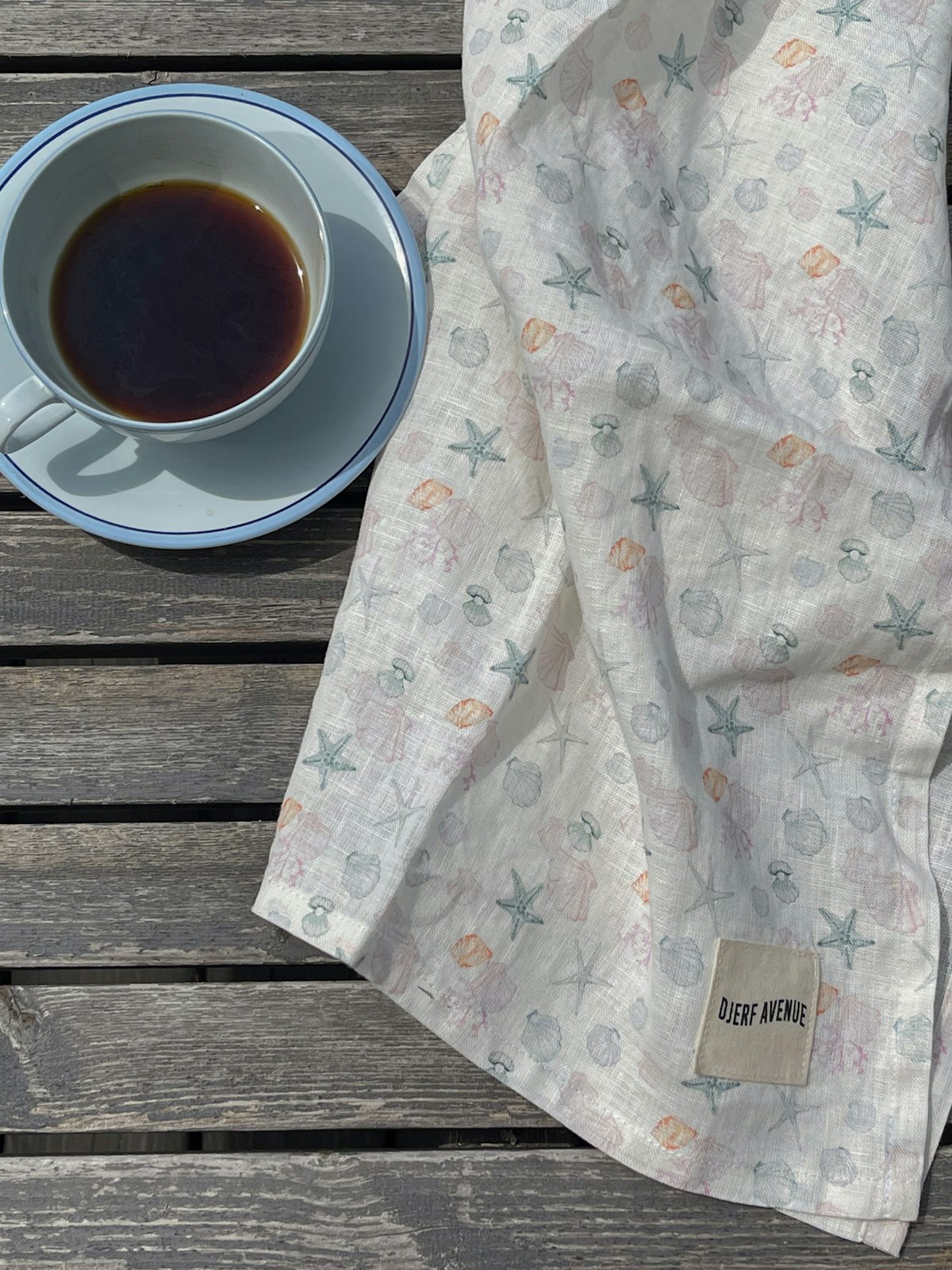 Small Linen Towel Set Summer Cottage