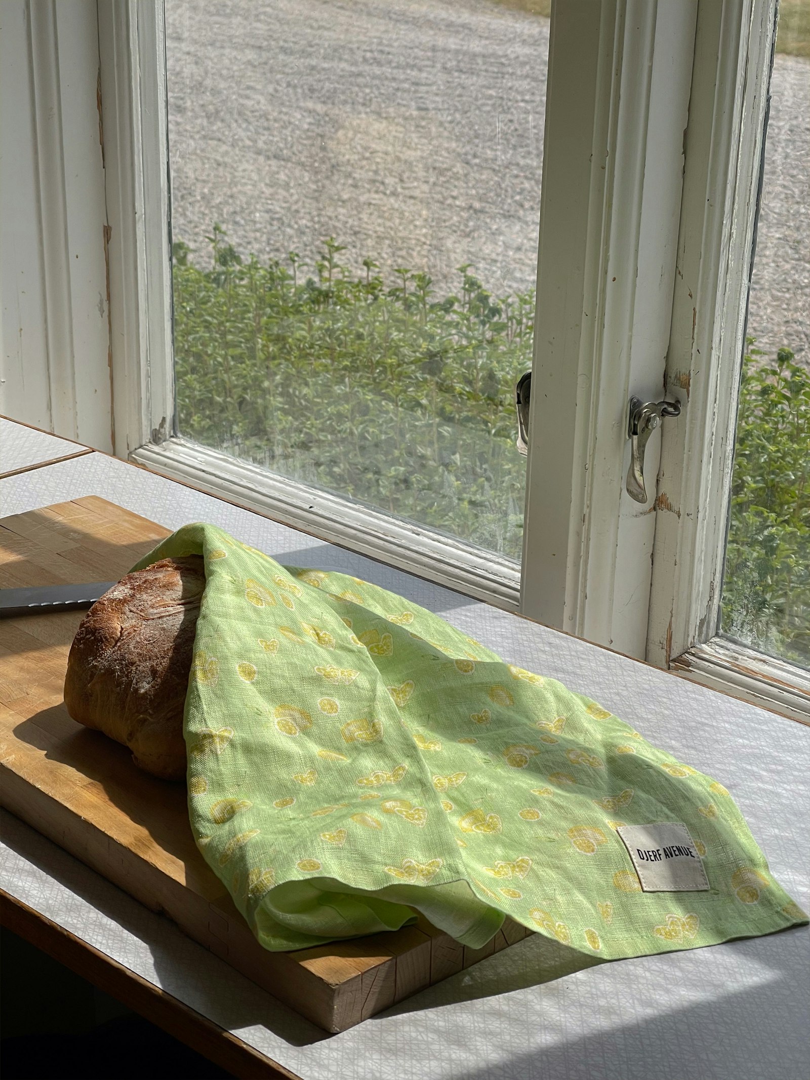 Small Linen Towel Set Summer Cottage