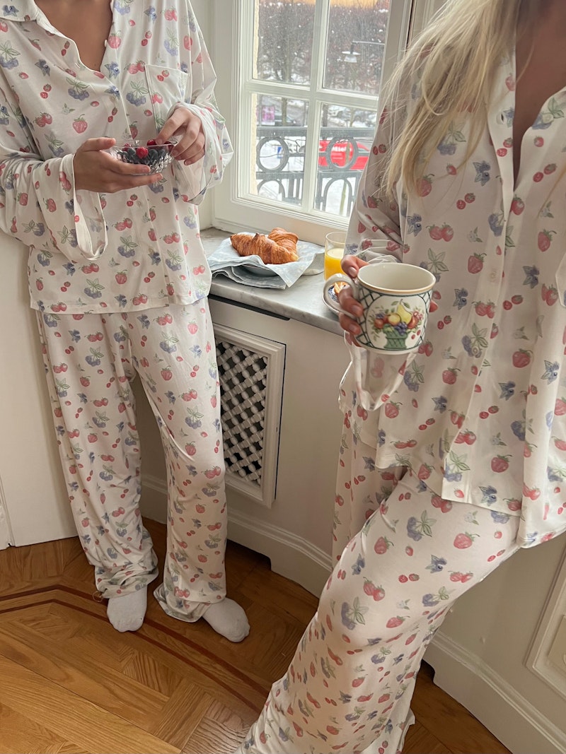 Go Slow Pants Summer Berries
