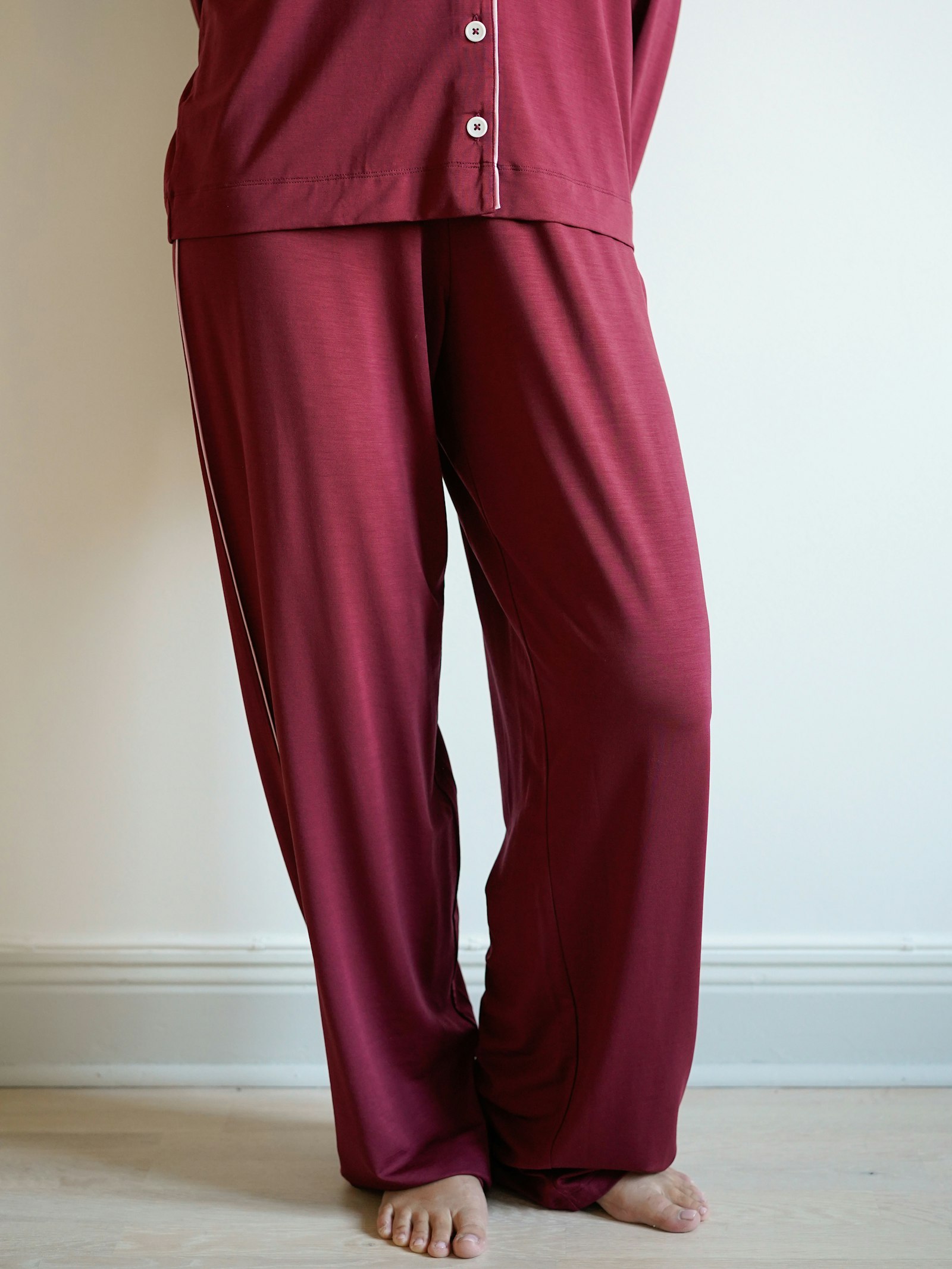 Go Slow Pants Burgundy