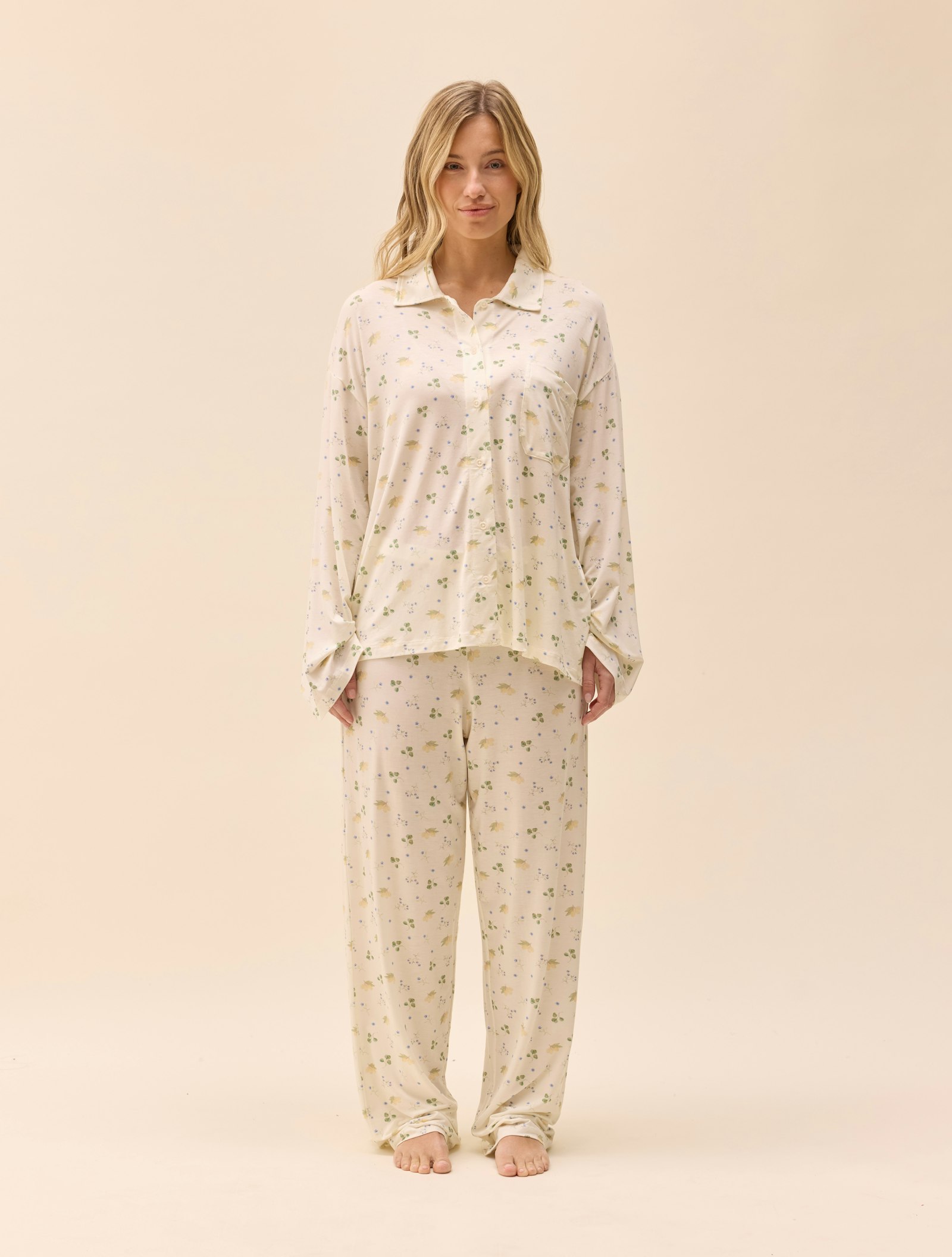 Go Slow Pants Marula Bloom
