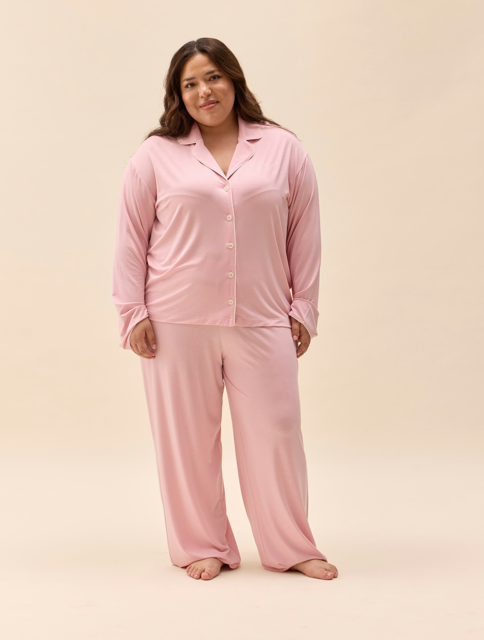 Go Slow Pants Pink/White
