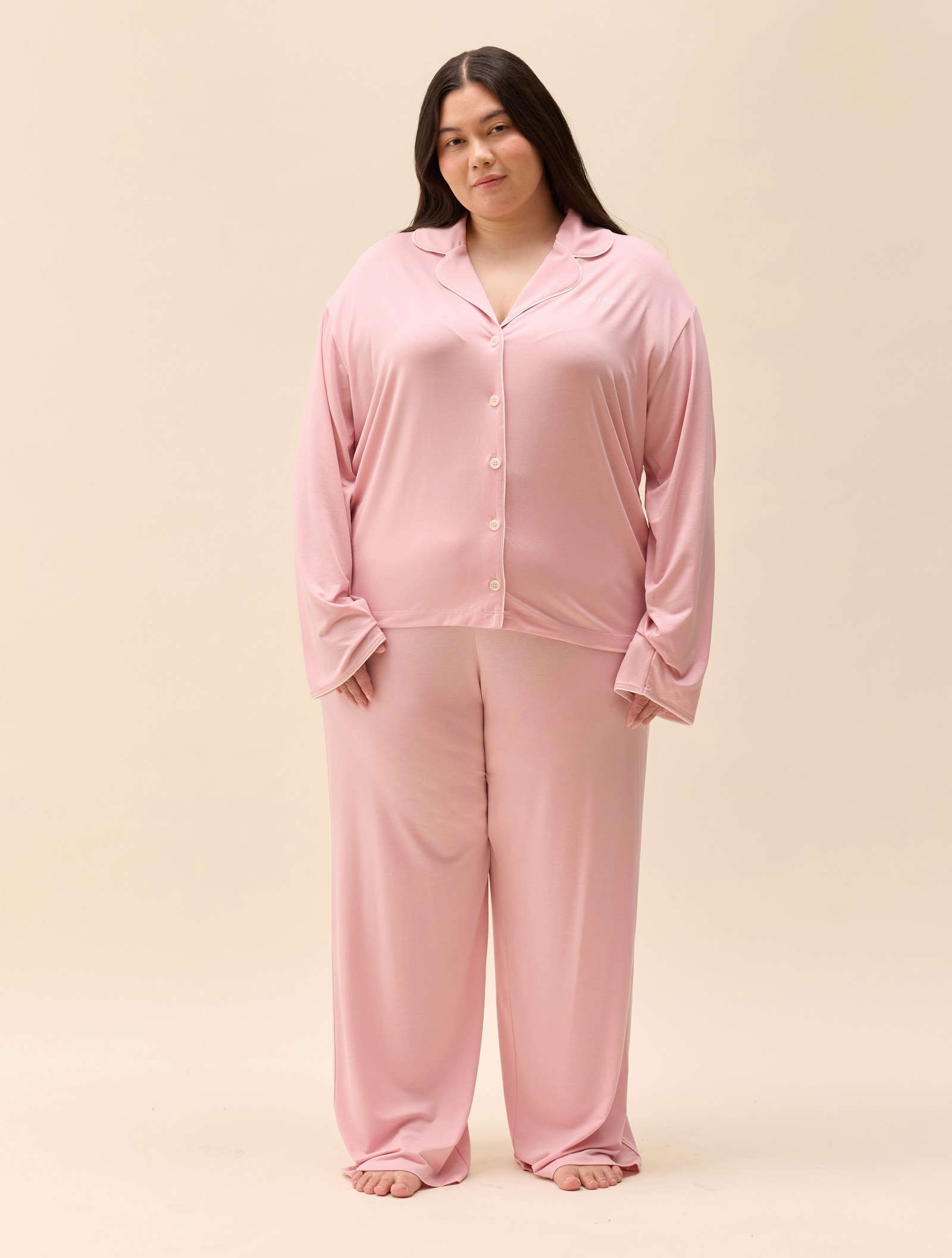Go Slow Pants Pink/White
