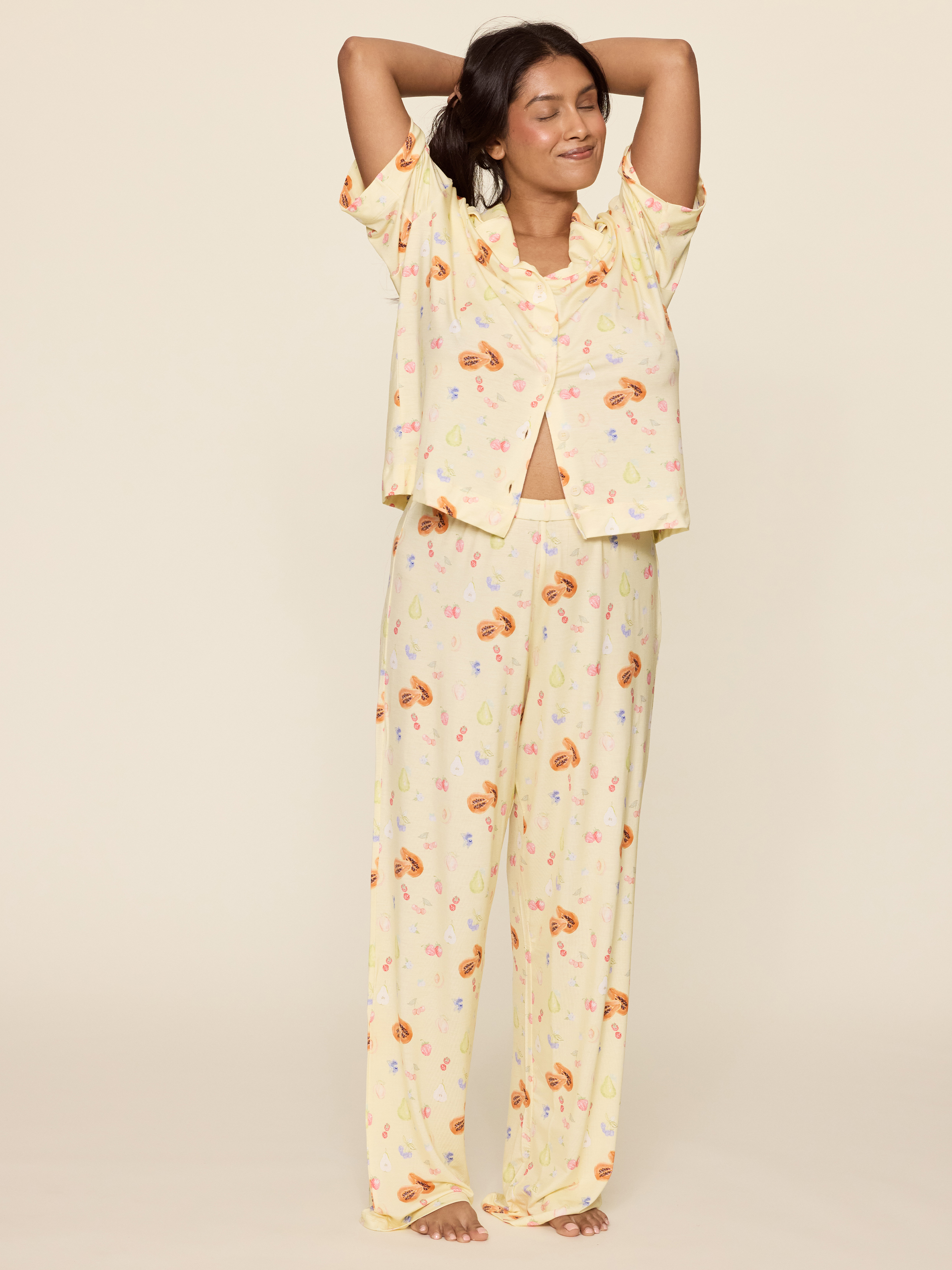 【保証書付】 Set Towel Printed Small Fruit Avenue Djerf | Fruit - タオル