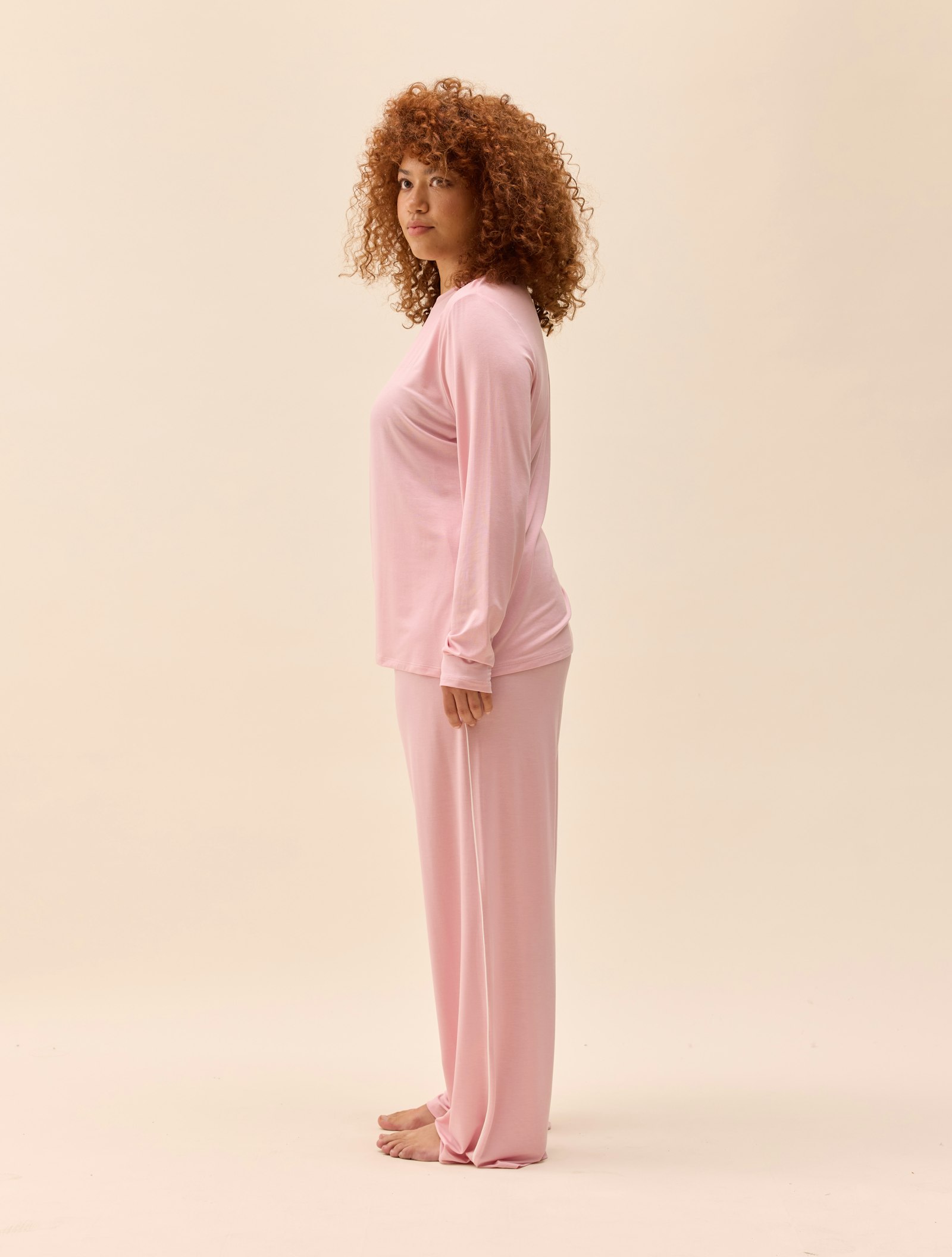 Go Slow Pants Pink/White