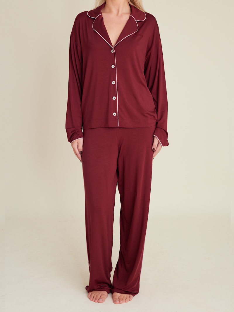 Go Slow Pants Burgundy