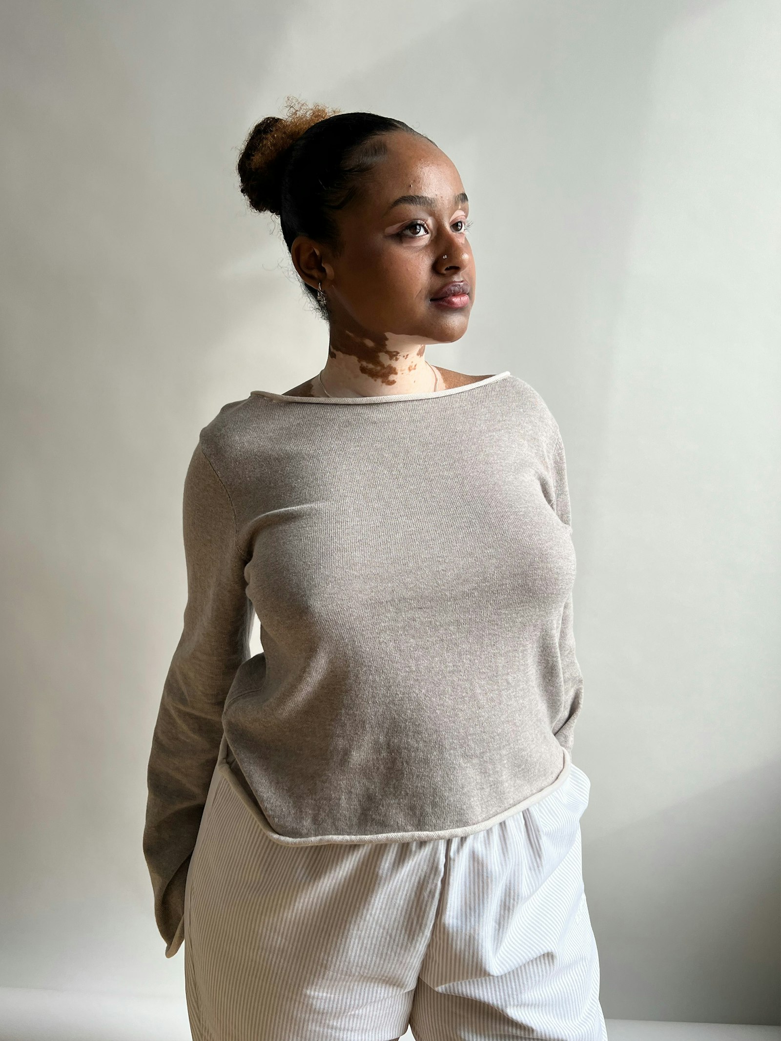 Bateau Neck Sweater Creamy Oat