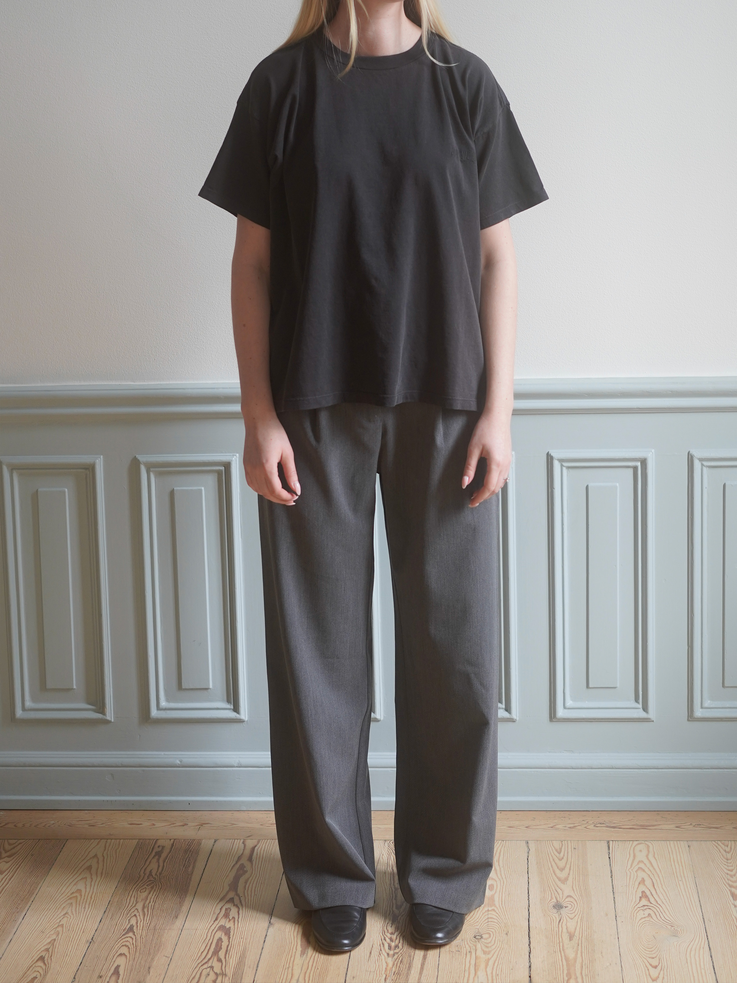 [ANNOT] 777 Washed T-Shirt ★大人気★ Washed T-shirt Washed Black - Washed Black | Djerf Avenue