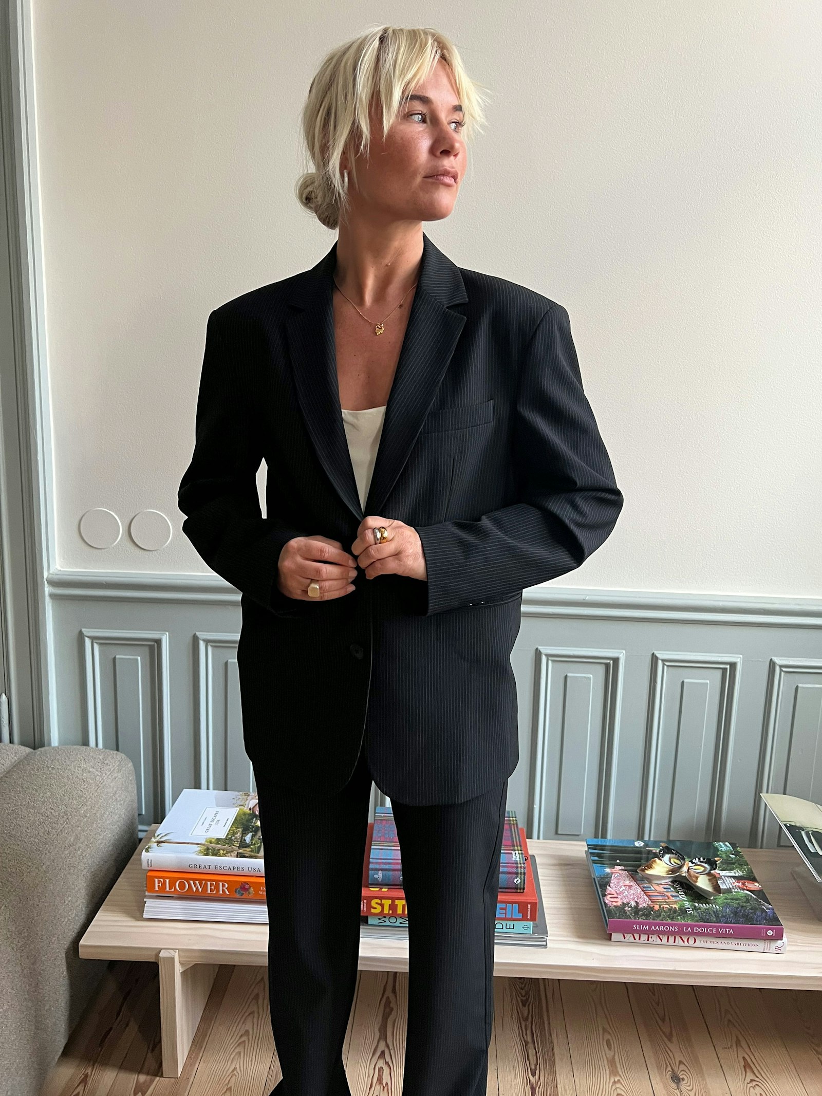 Forever Blazer Pinstripe