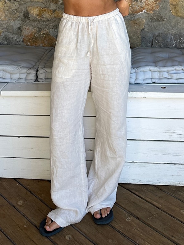 Linen Pants Cream