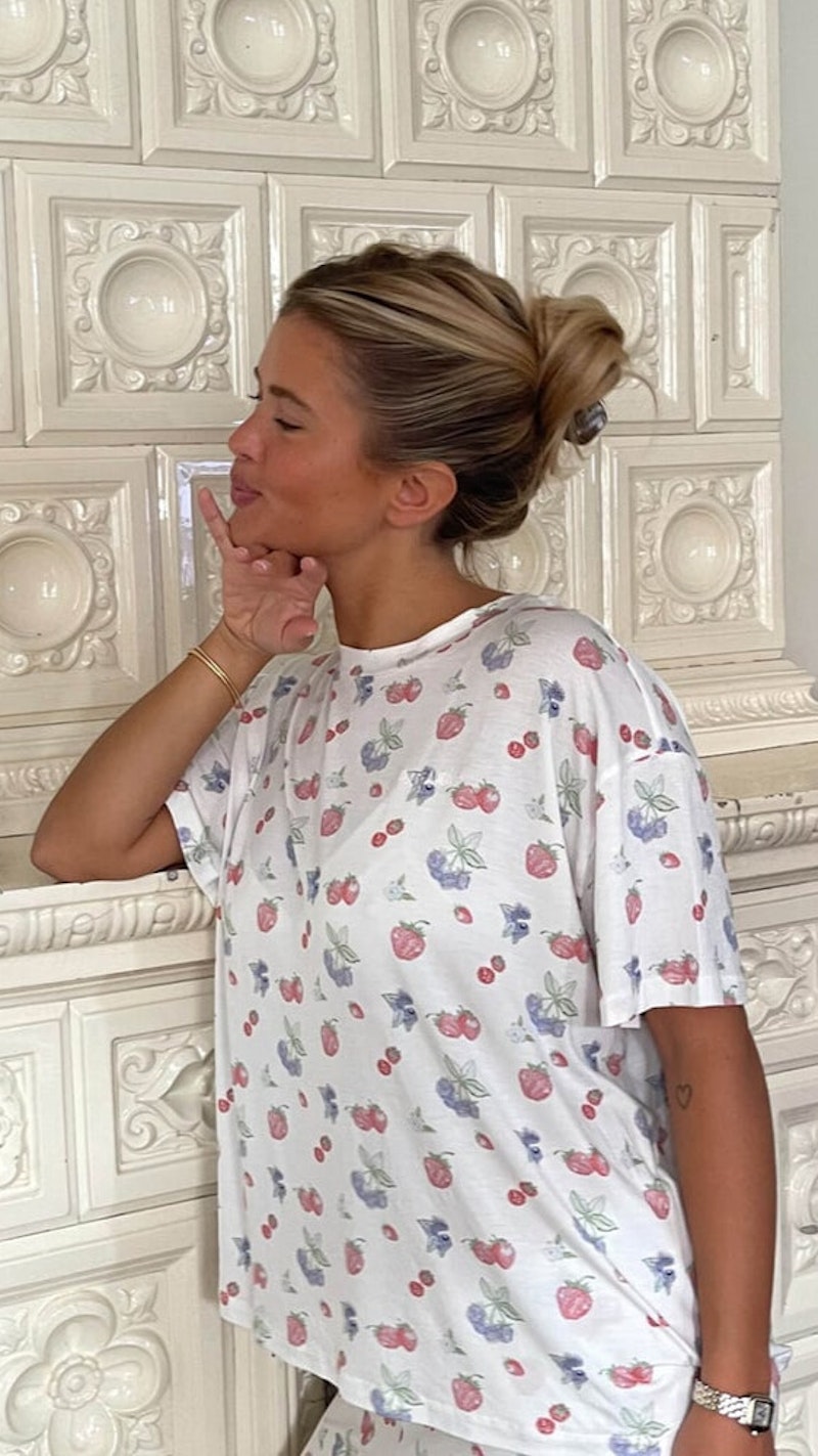 Go Slow Tee Summer Berries