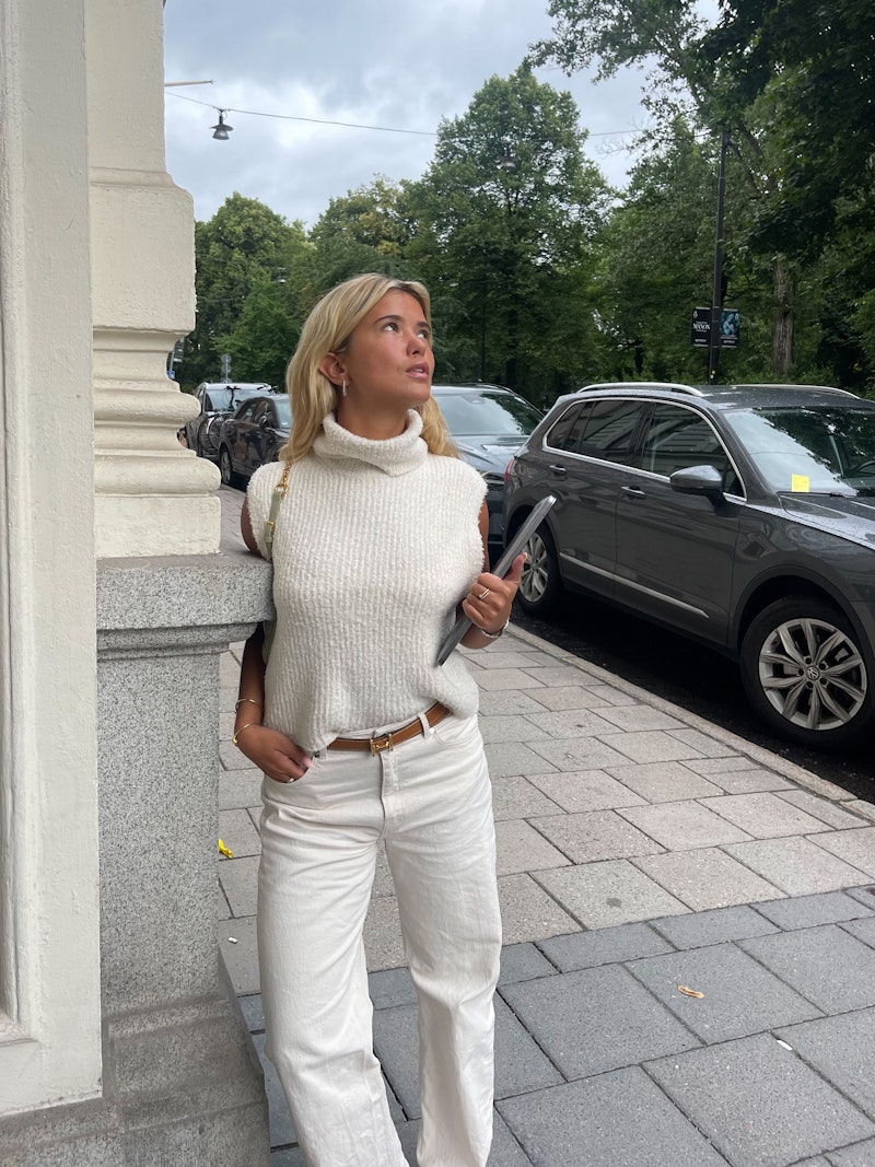 Turtleneck Top Cream