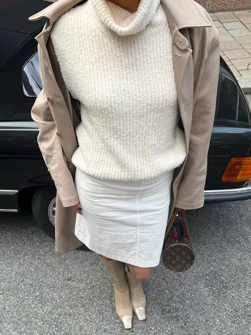 Turtleneck Top Cream