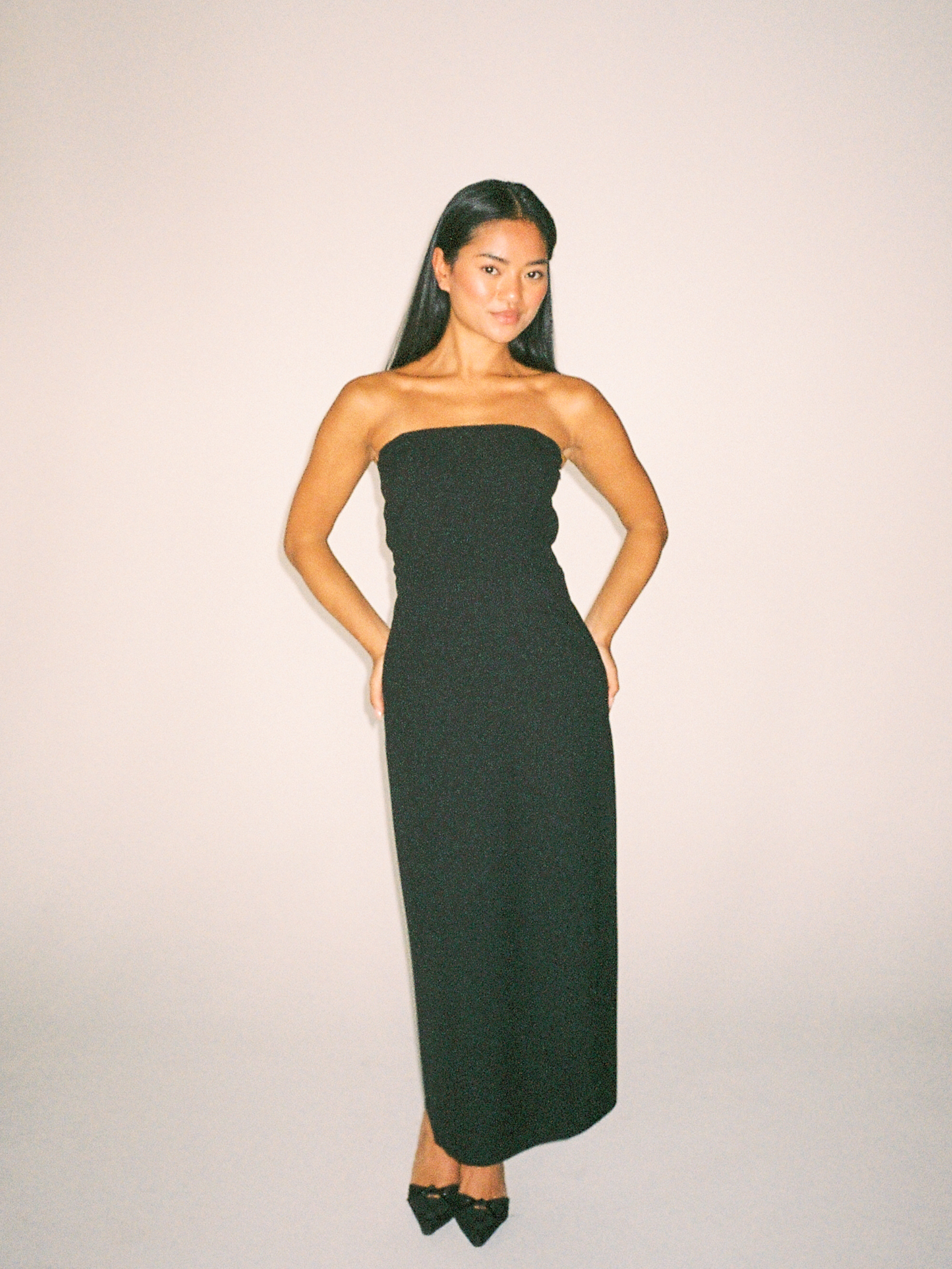 Midi Tube Dress Black - Black | Djerf Avenue