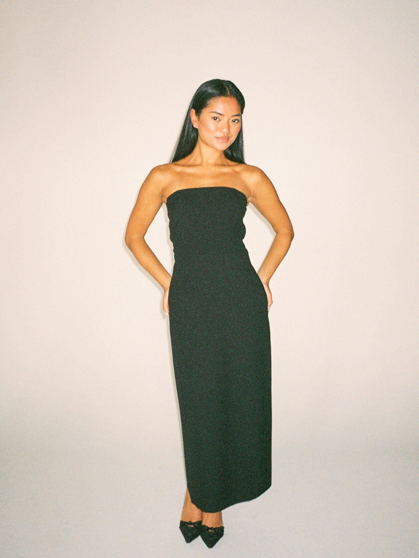 Midi Tube Dress Black