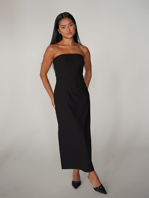 Midi Tube Dress Black