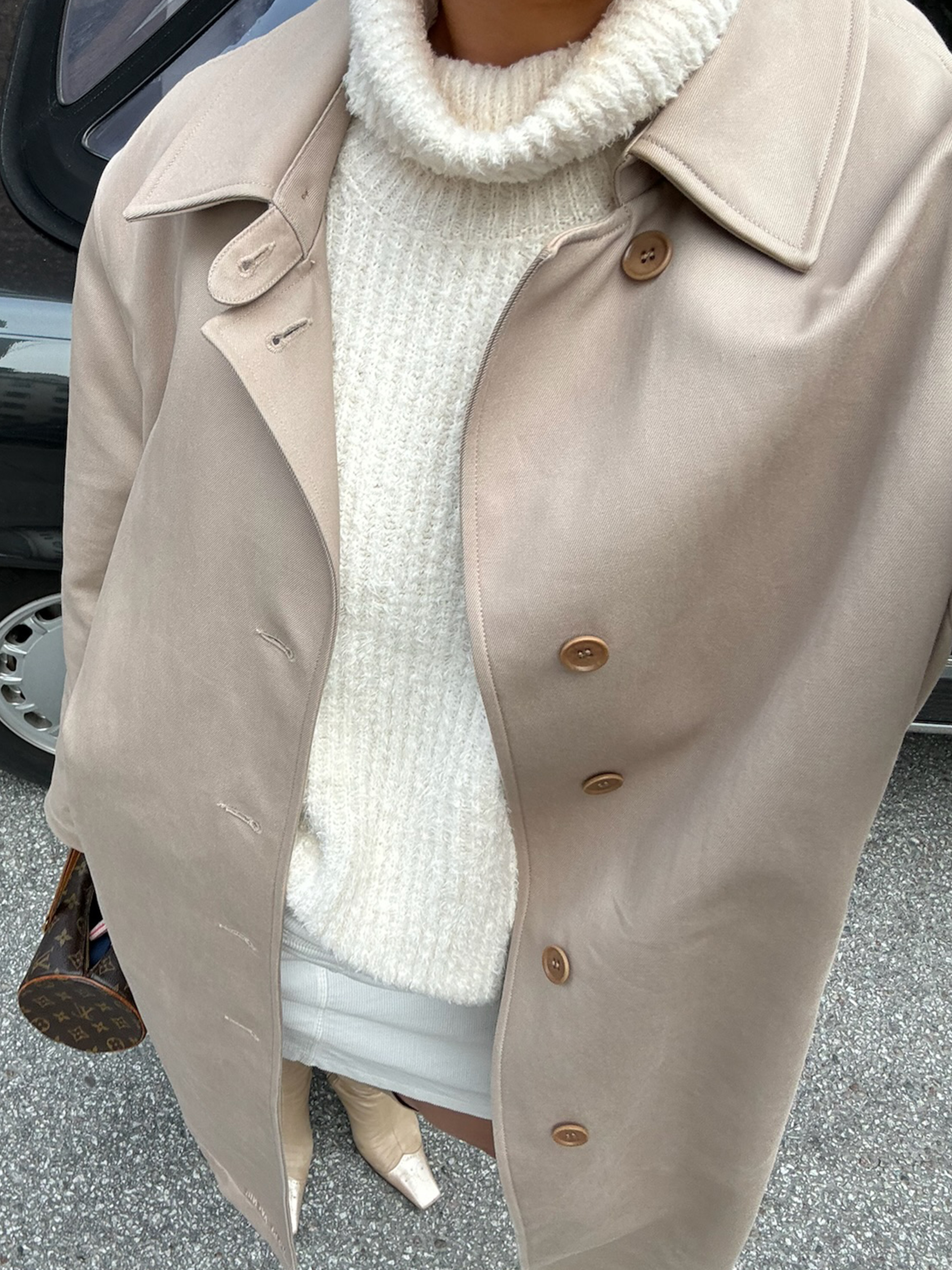 Trench Coat Sand - Sand | Djerf Avenue
