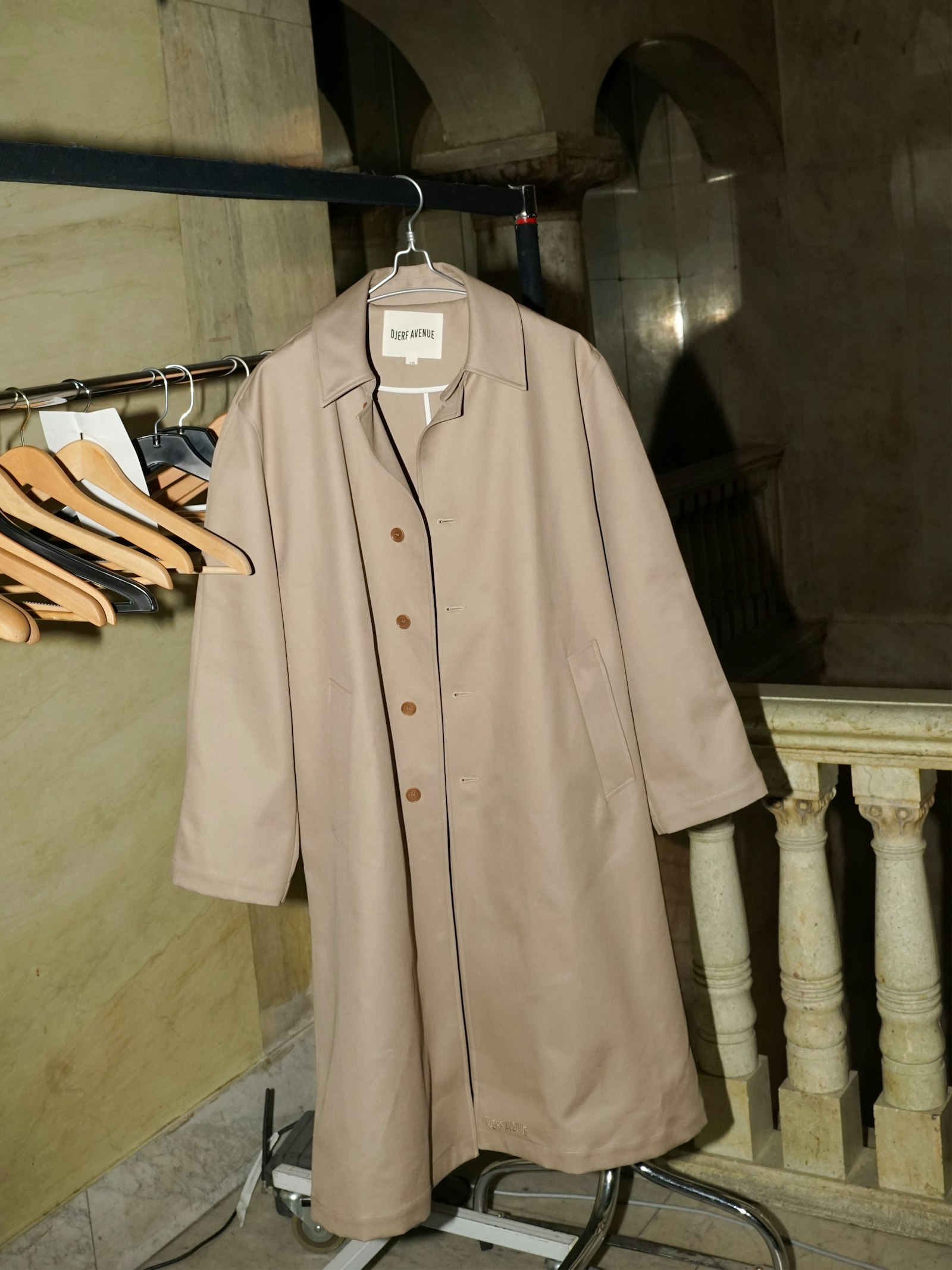 Trench Coat Sand - Sand | Djerf Avenue