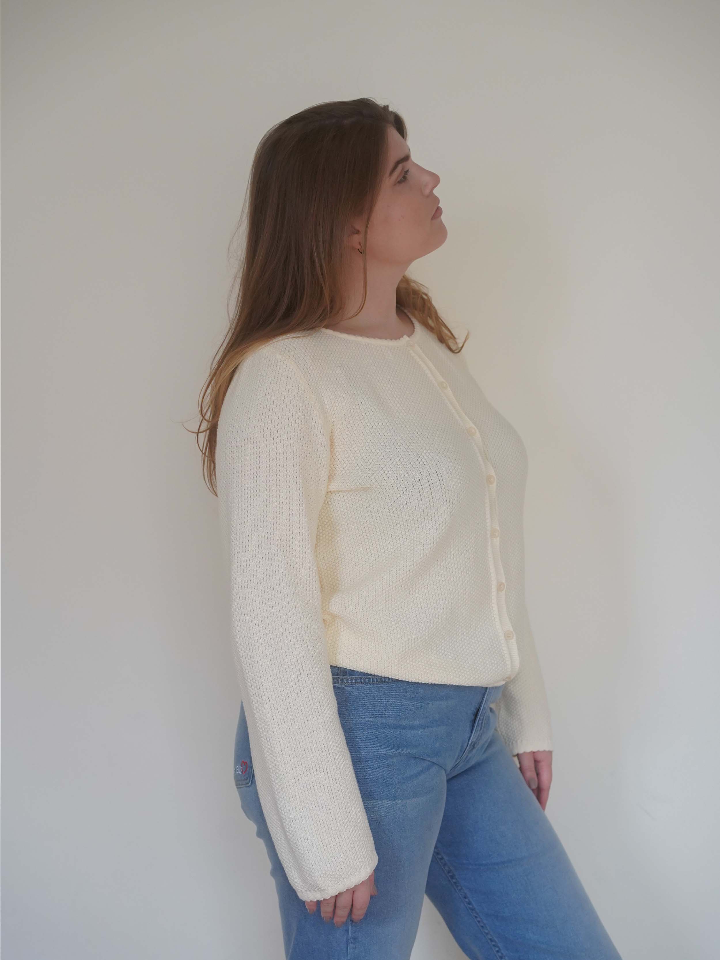 cardigan Jean tulle トップス andmary