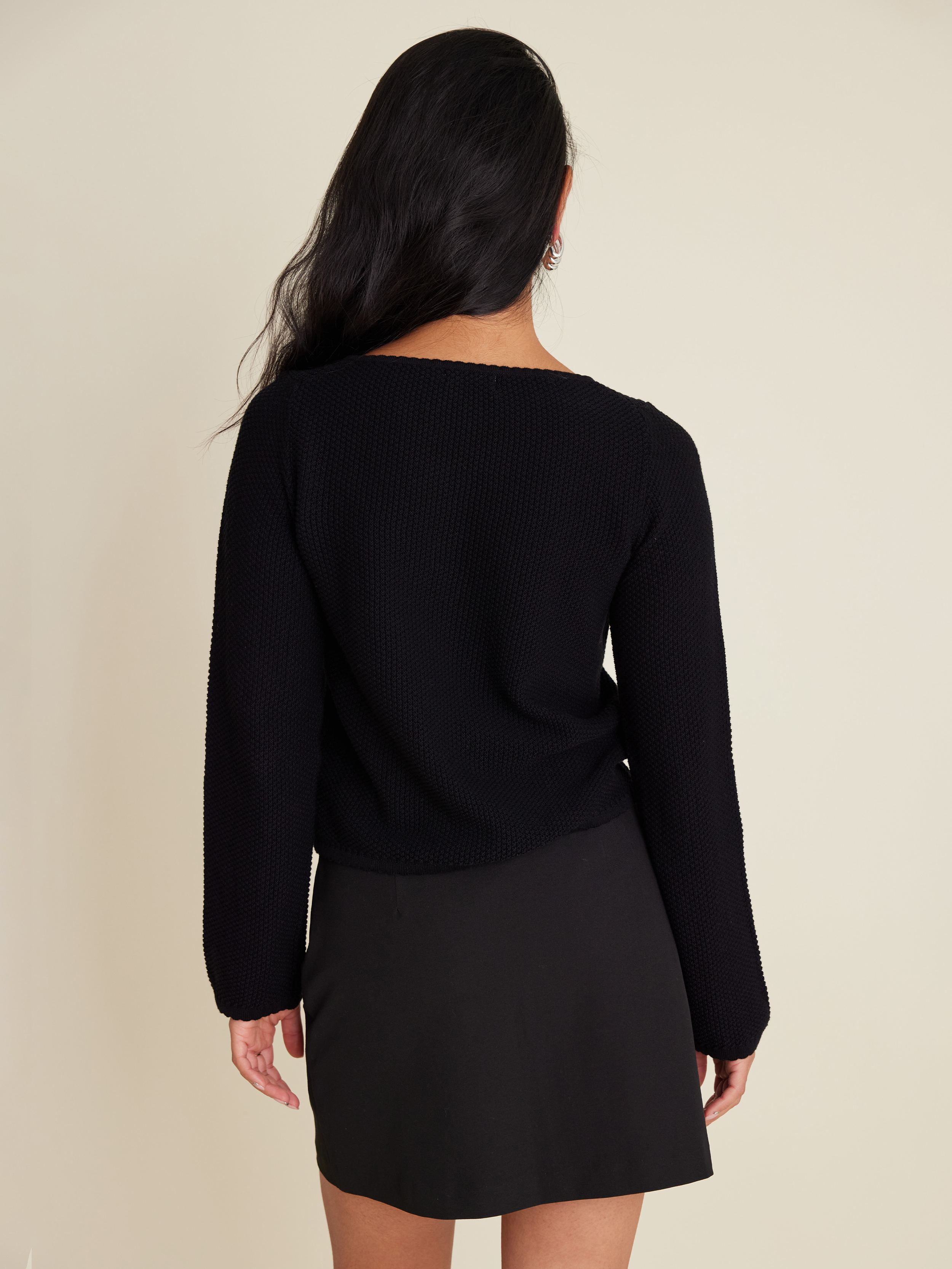 Amorini Cardigan Black - Black | Djerf Avenue Amorini Cardigan Black - Black | Djerf Avenue