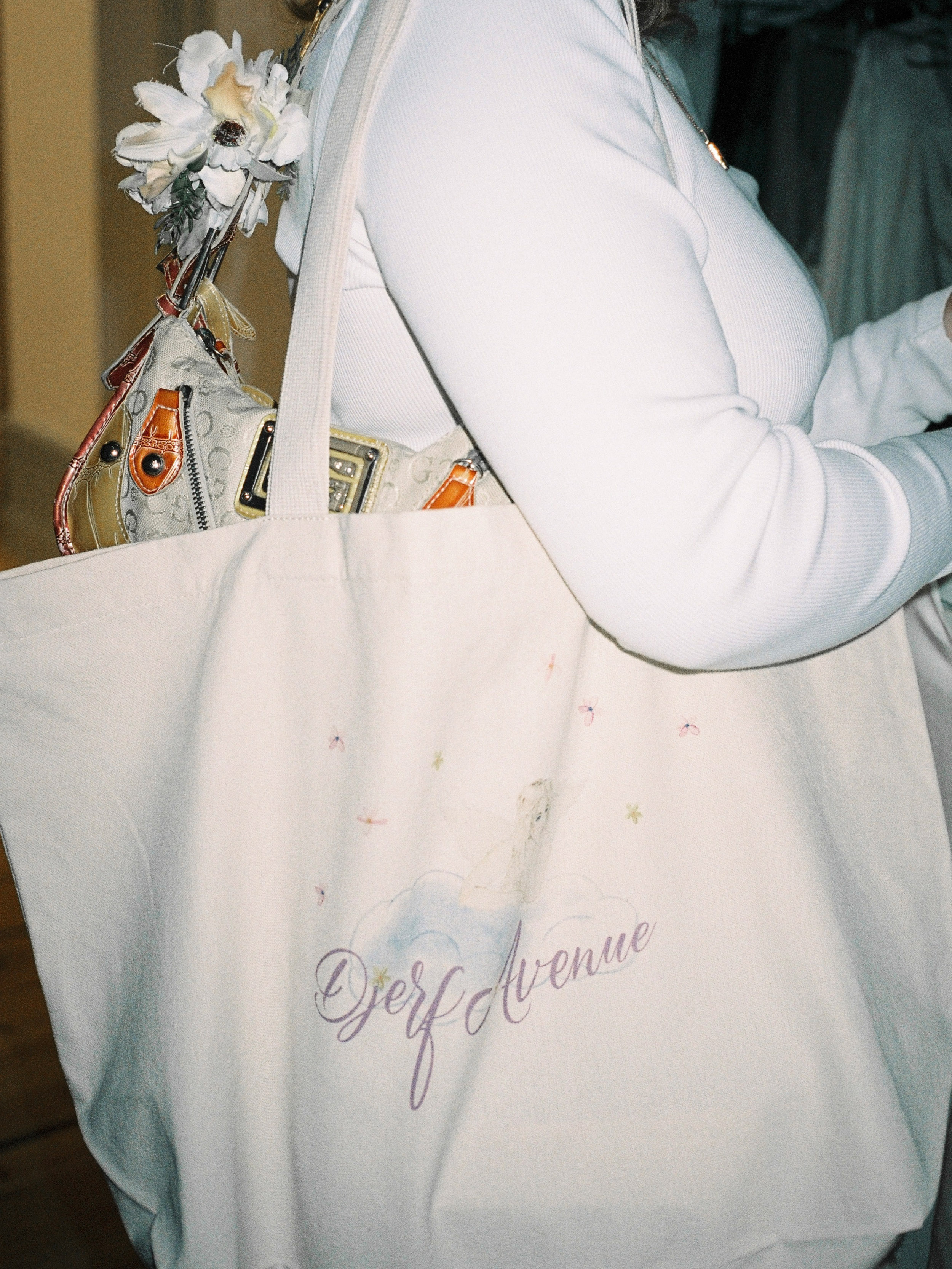 Tote Bag Angel Print | Djerf Avenue