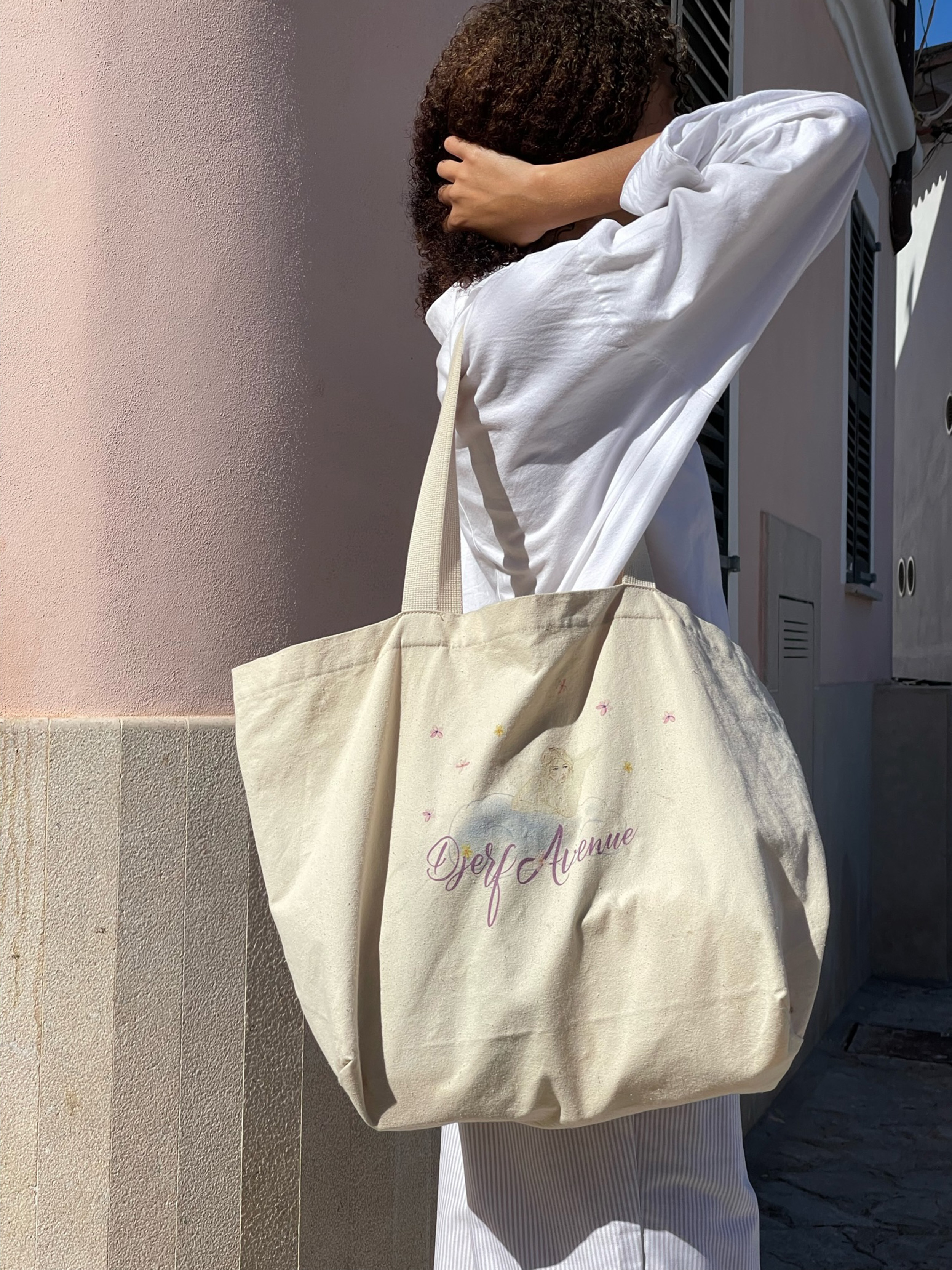 Tote Bag Angel Print | Djerf Avenue