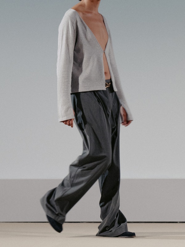 Remake Getaway Open Top Grey Melange