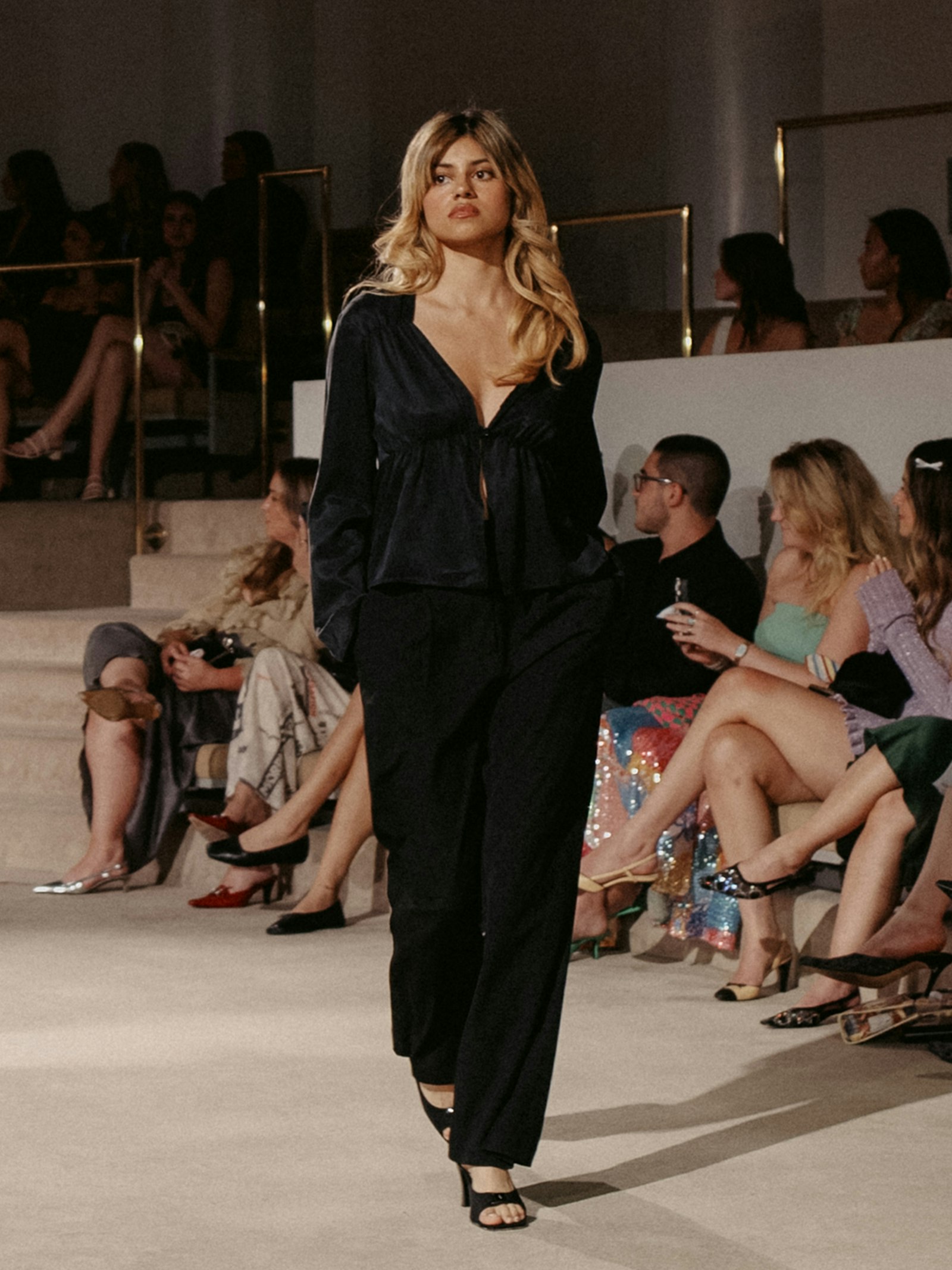 Remake Dream Ruched Top Ash