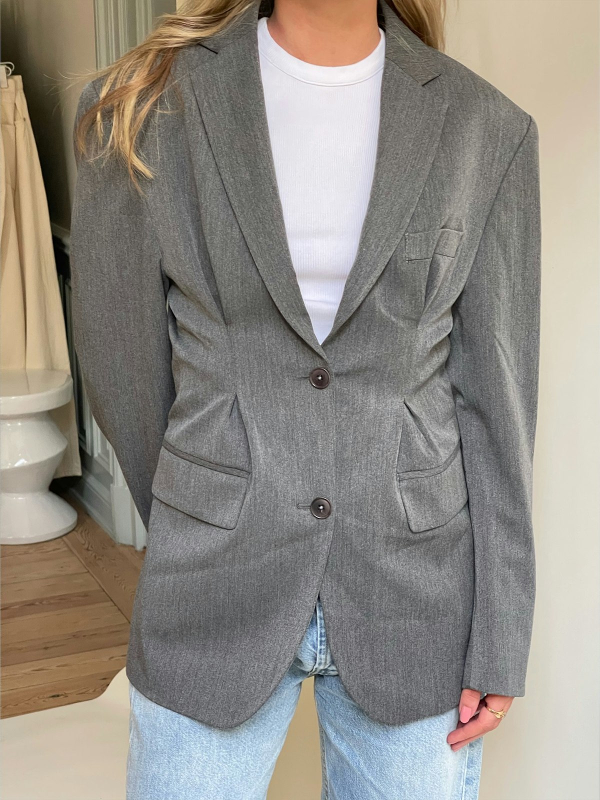 Remake Fitted Forever Blazer Grey