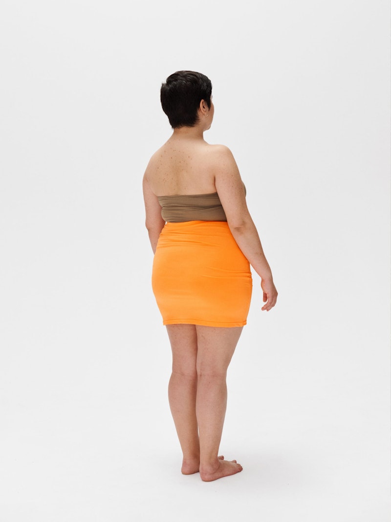Swim Skirt Tangerine