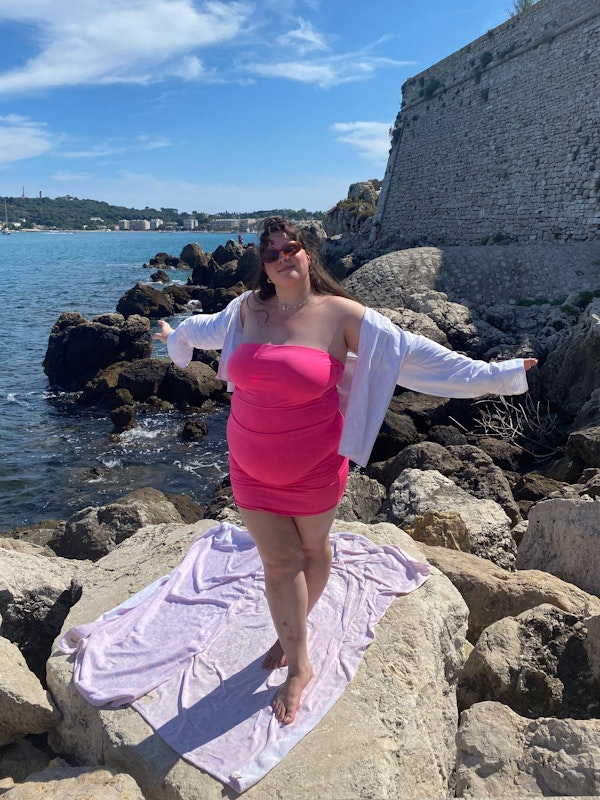 Swim Skirt Guava