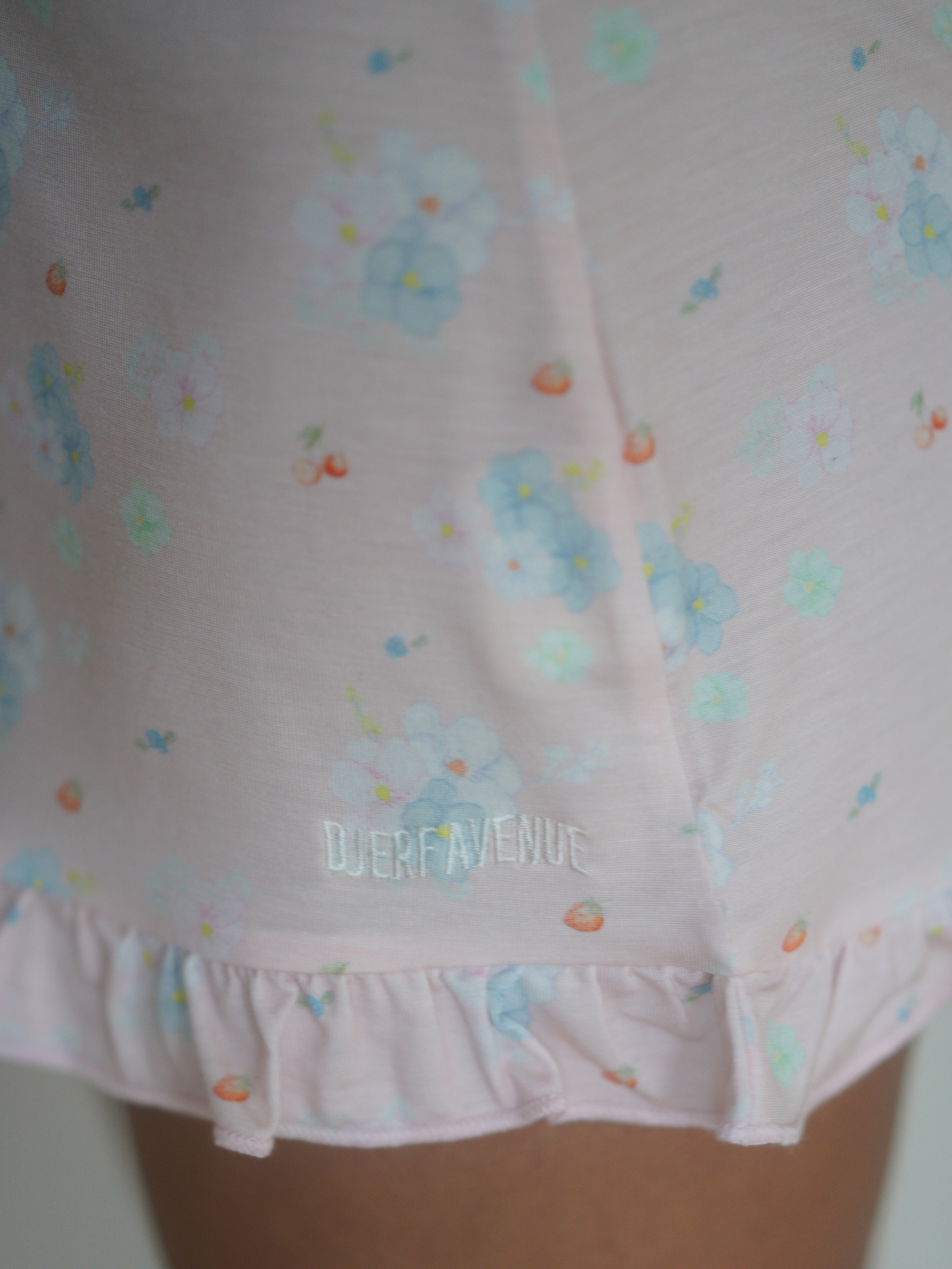 Go Slow Ruffle Shorts Summer Island - Summer Island | Djerf