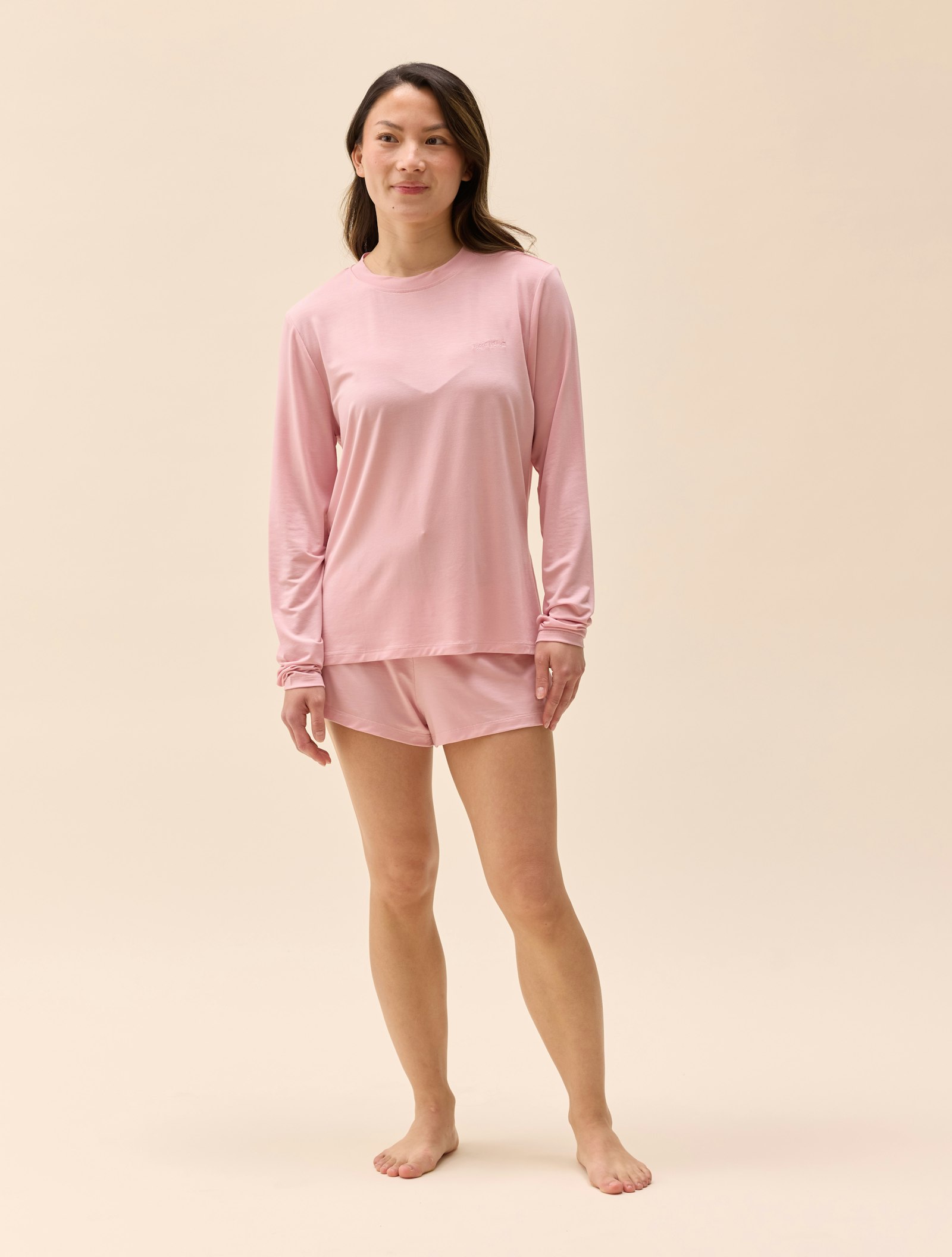 Go Slow Long Sleeve Top Pink