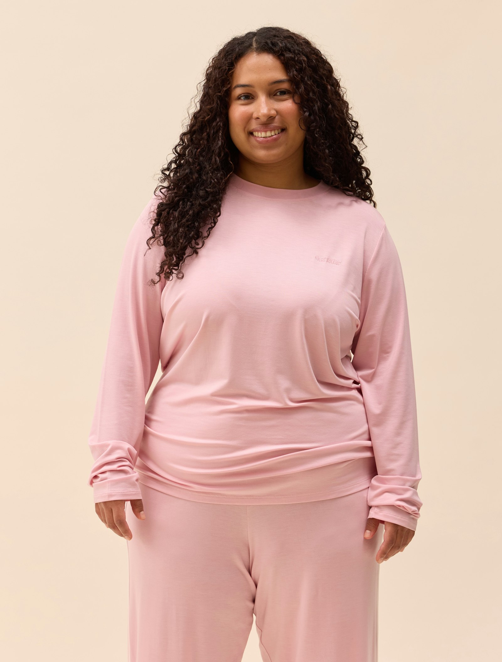 Go Slow Long Sleeve Top Pink