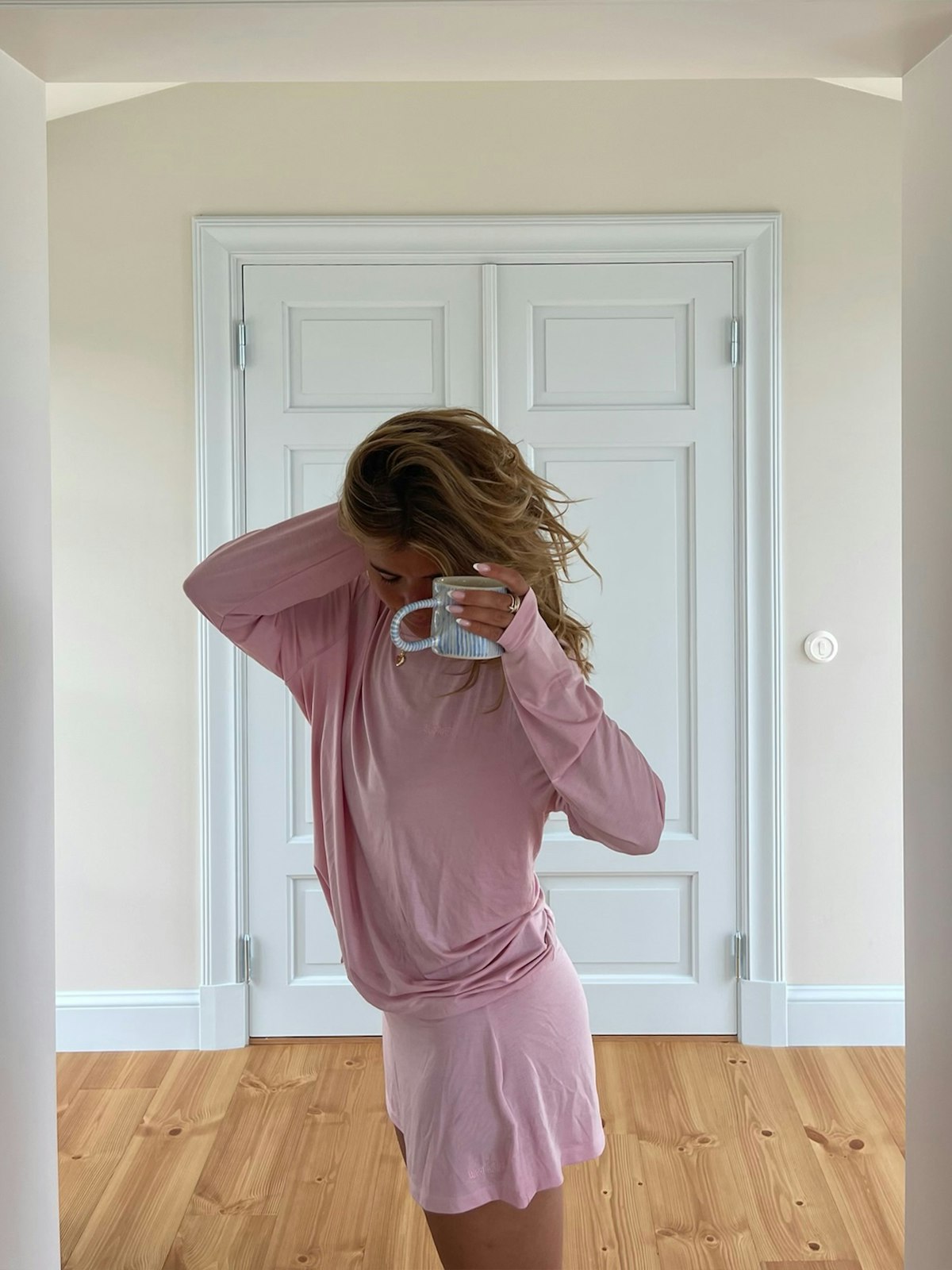 Go Slow Long Sleeve Top Pink