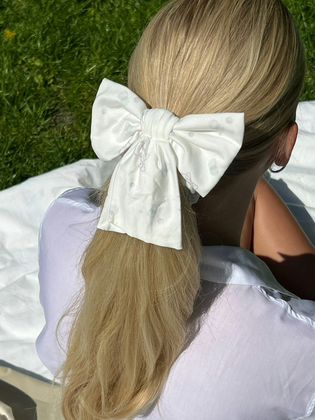 Go Slow Bow Scrunchie Holiday Bow