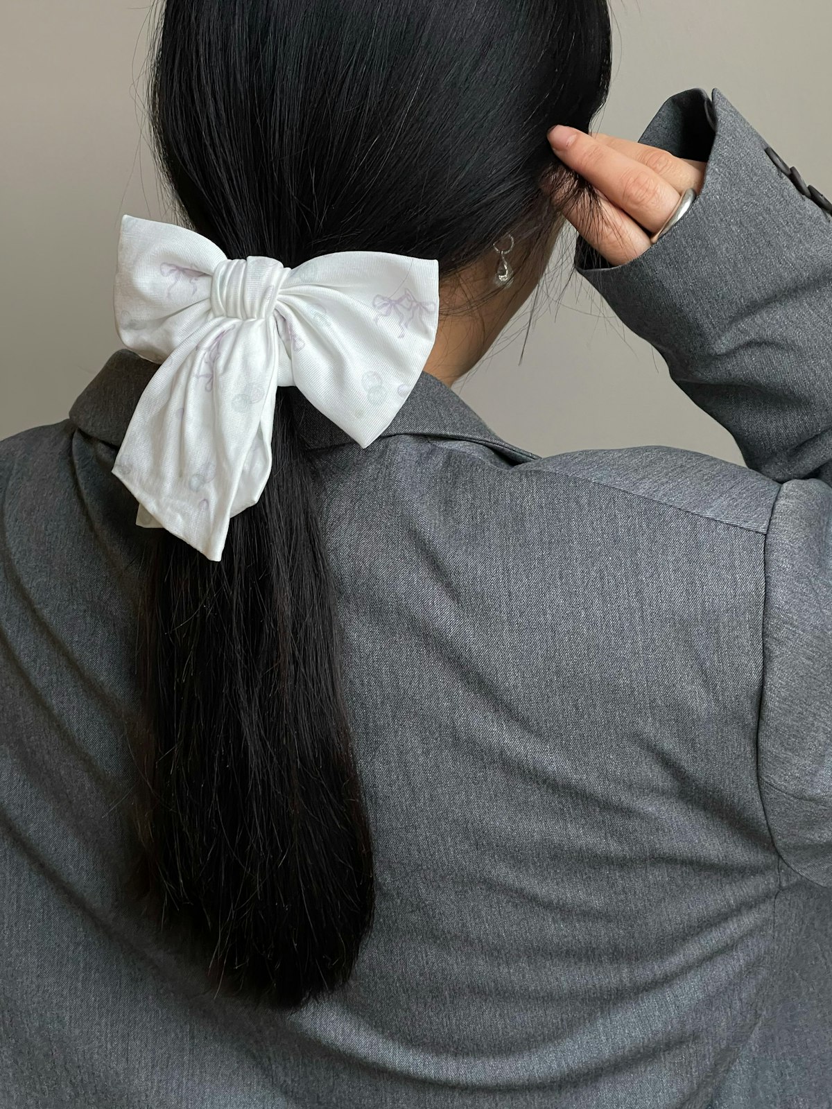 Go Slow Bow Scrunchie Bubble Bliss