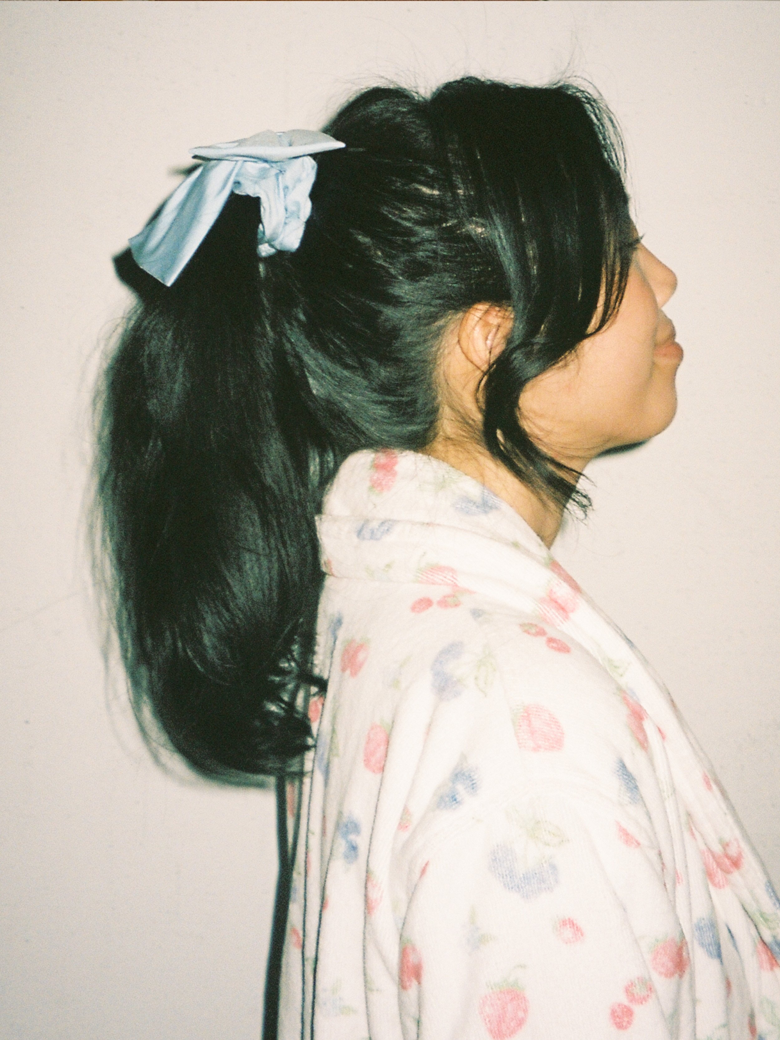 ◆GLOWNY◆ SCRUNCHIE BOW BLACK GY25LWAC004BK
